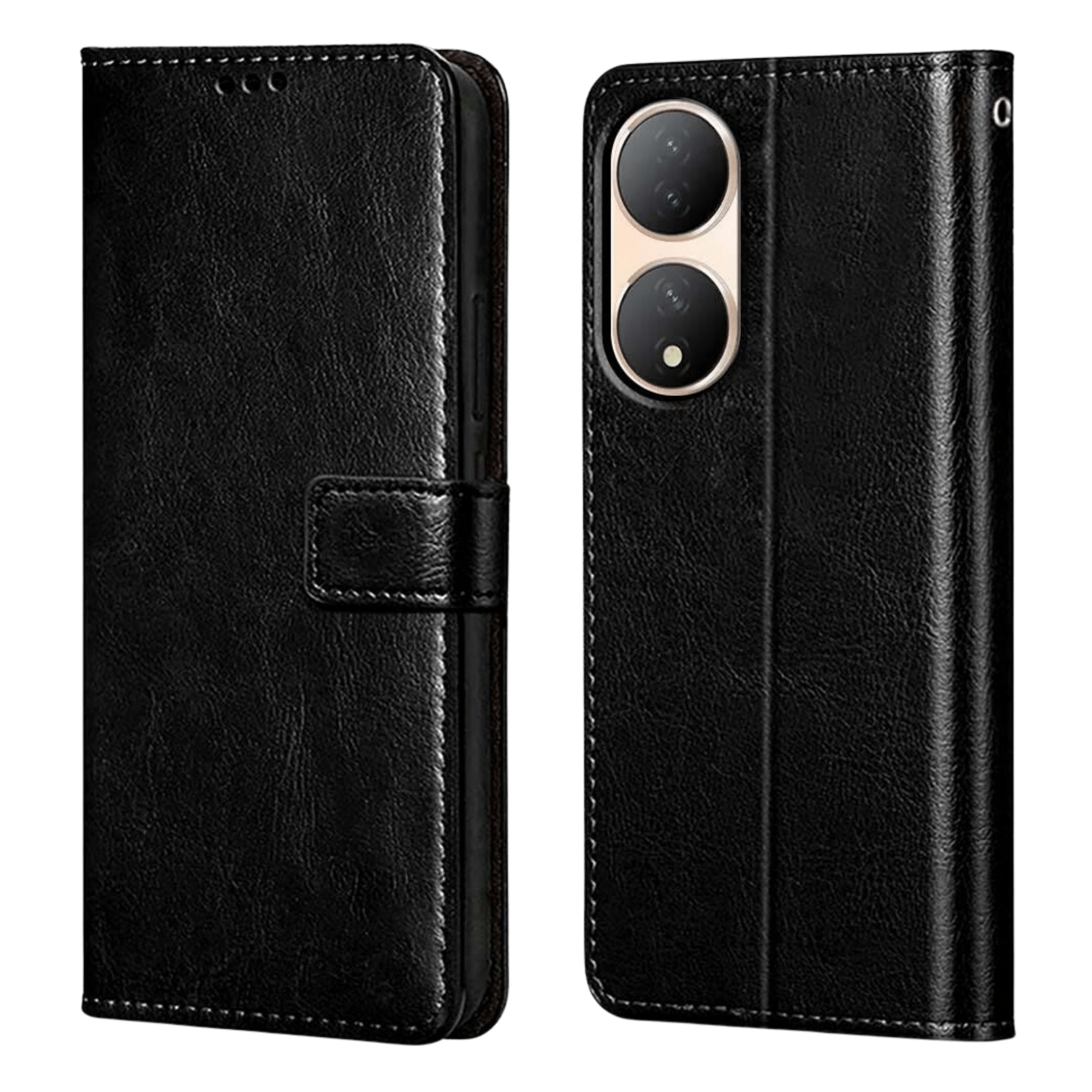 Buy Trumbote Flip Cover For Vivo Y100 Black At Poorvika