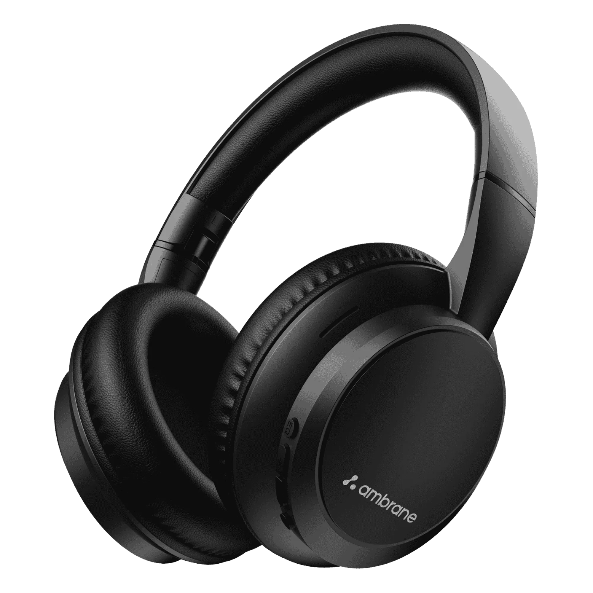 Ambrane wh 82 bluetooth headset black Front Right View