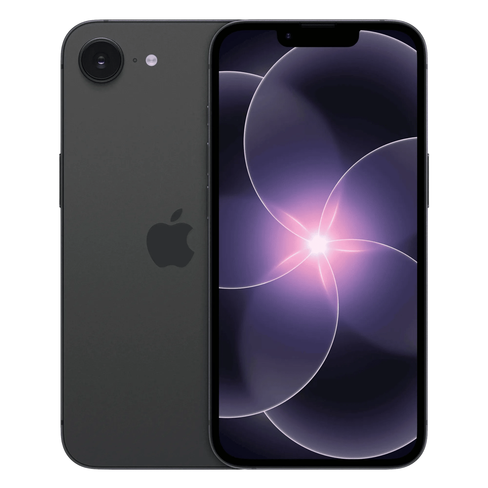 Apple iphone 17e black 256gb Front Back View