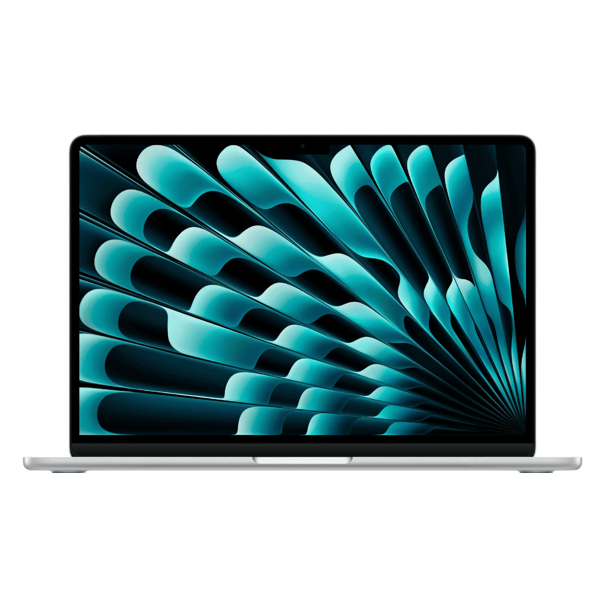 Apple macbook air m5 chip with 10 core cpu and 10 core gpu mac os laptop 13 6 inch mdh94hn a silver 24gb 1tb Front View