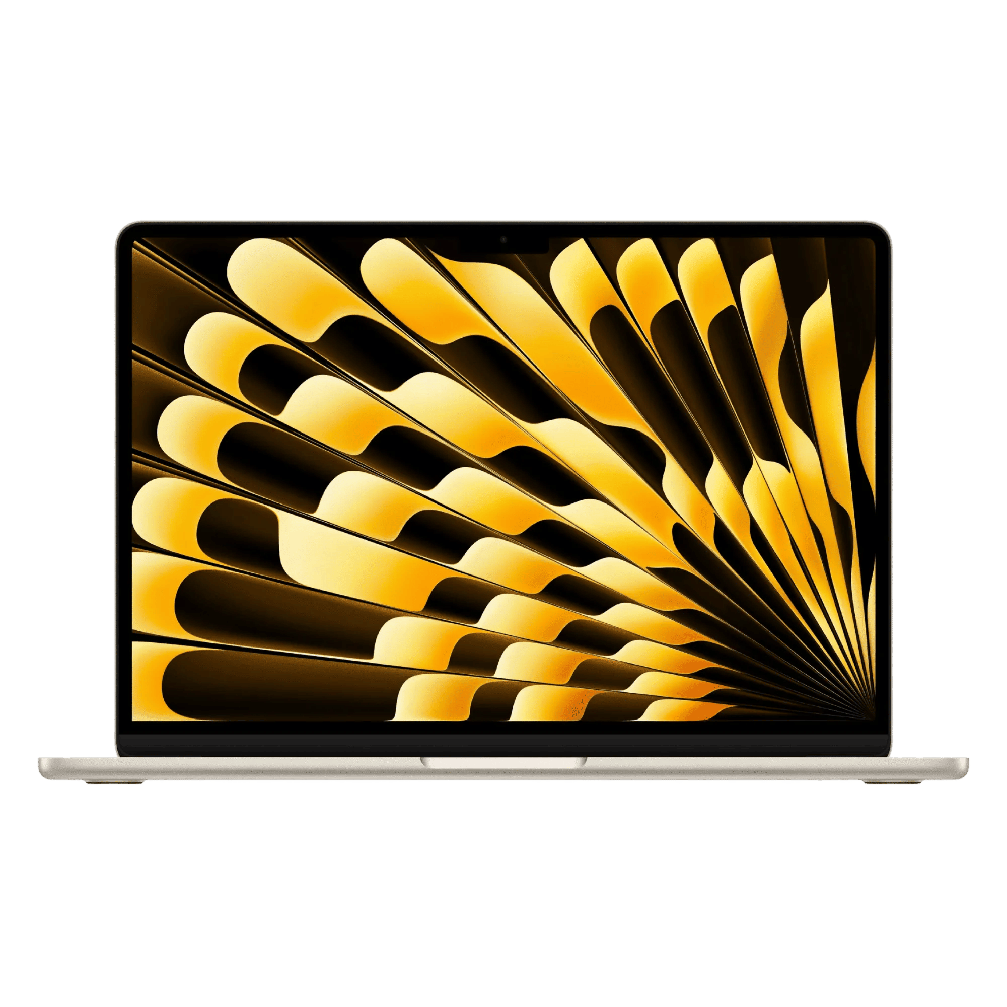 Apple macbook air m5 chip with 10 core cpu and 10 core gpu mac os laptop 13 6 inch mdhd4hn a starlight 24gb 1tb Front View