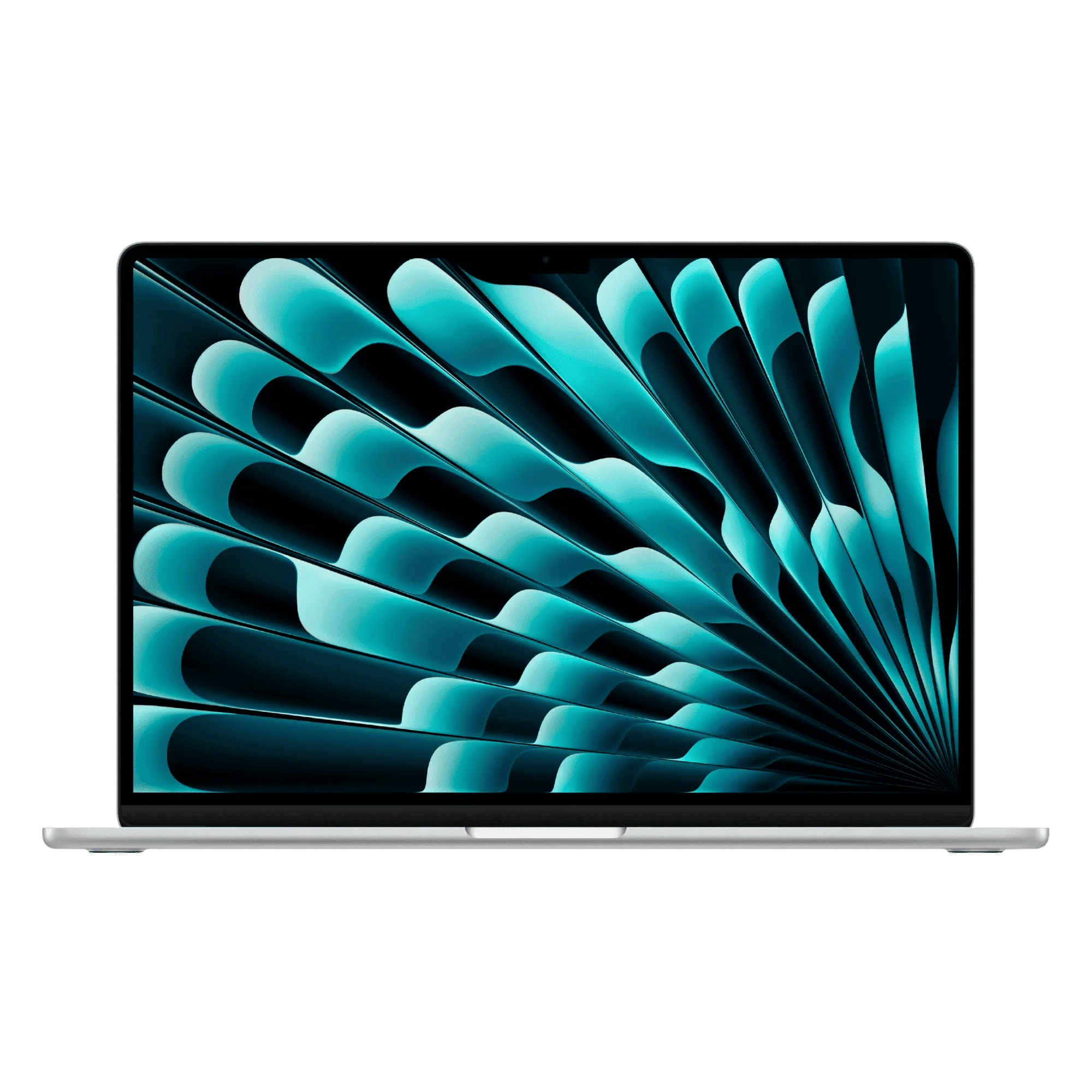 Apple macbook air m5 chip with 10 core cpu and 10 core gpu mac os laptop 15 3 inch mdv94hn a silver 512gb front View