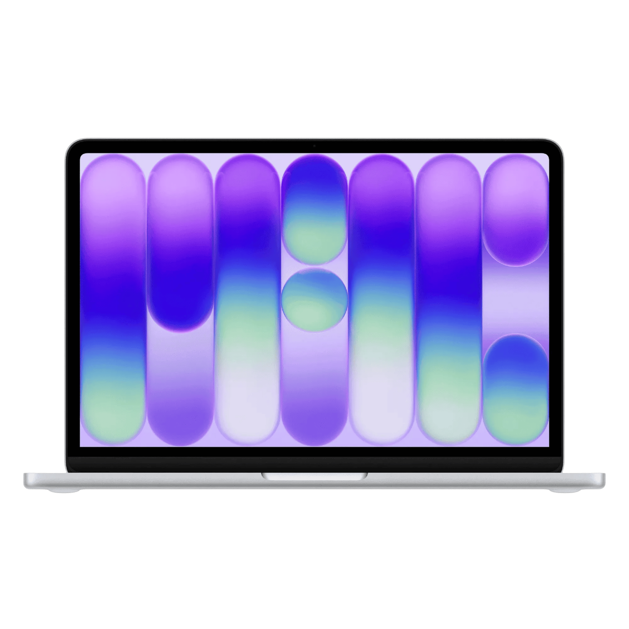 Apple macbook neo a18 pro chip with 6 core cpu and 5 core gpu mac os laptop 13 inch mhfa4hn a silver 256gb Front View