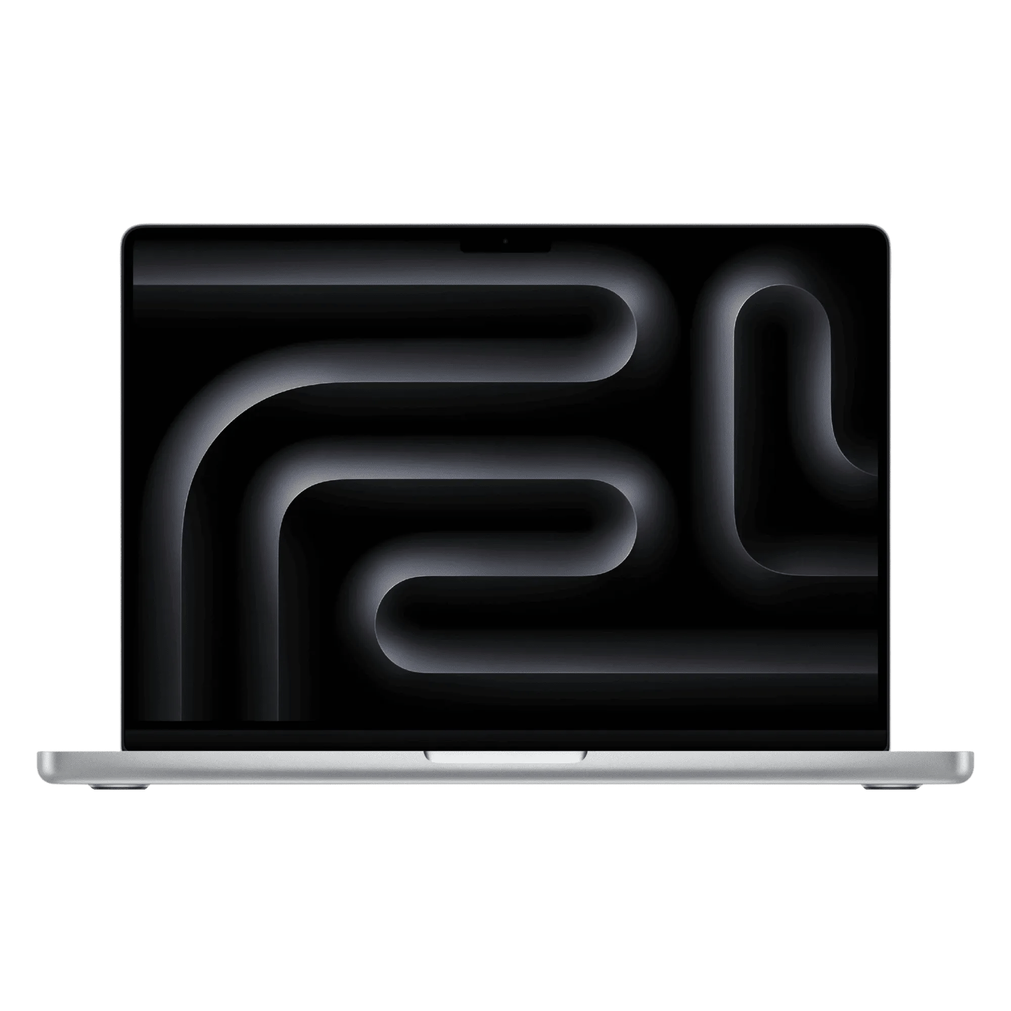 Apple macbook pro m5 pro chip with 15 core cpu and 16 core gpu mac os laptop 14 2 inch silver 24gb 2tb Front View