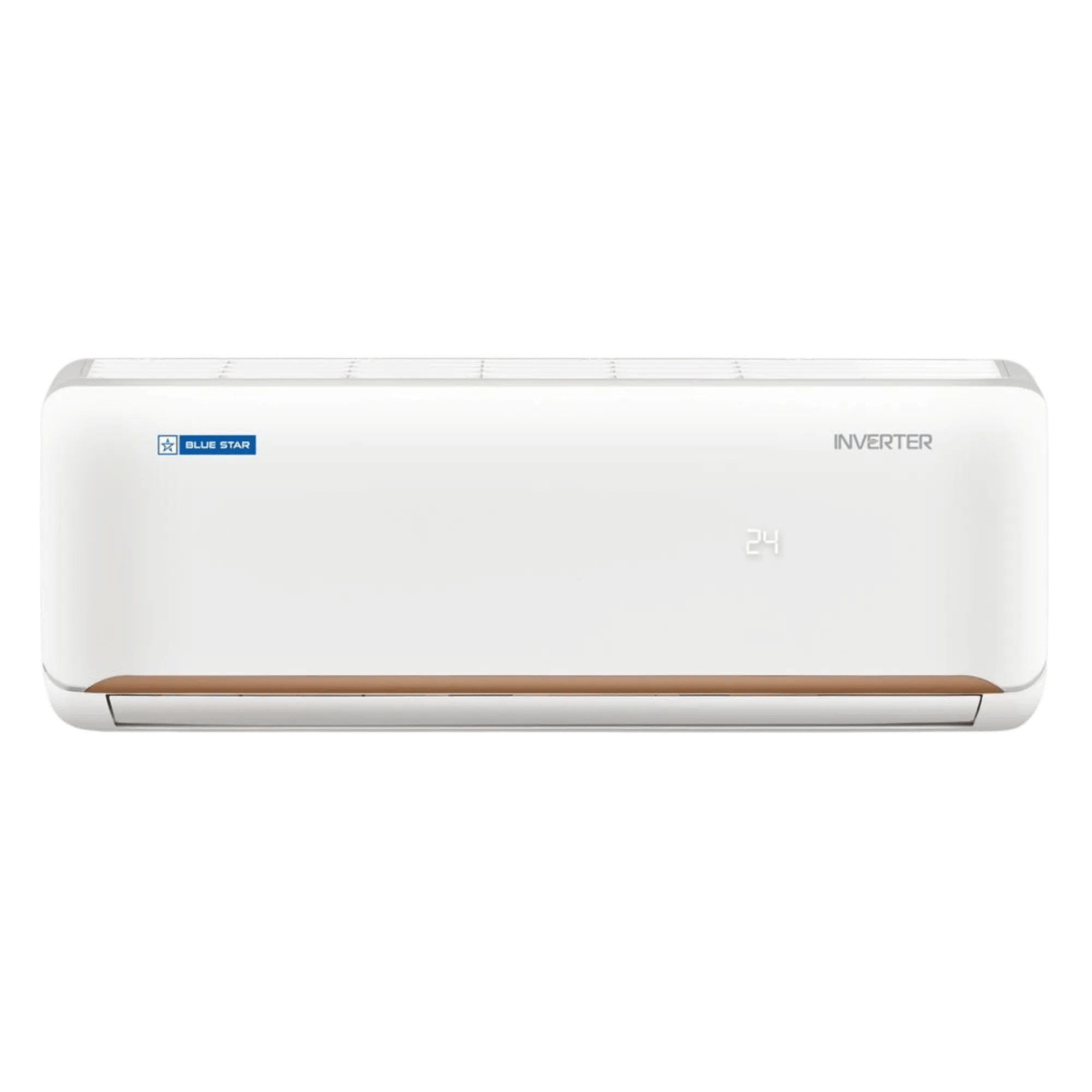 Blue star 1 5 ton 5 star wifi inverter split ac ie518qnurs 1 5 ton 5 star Front View