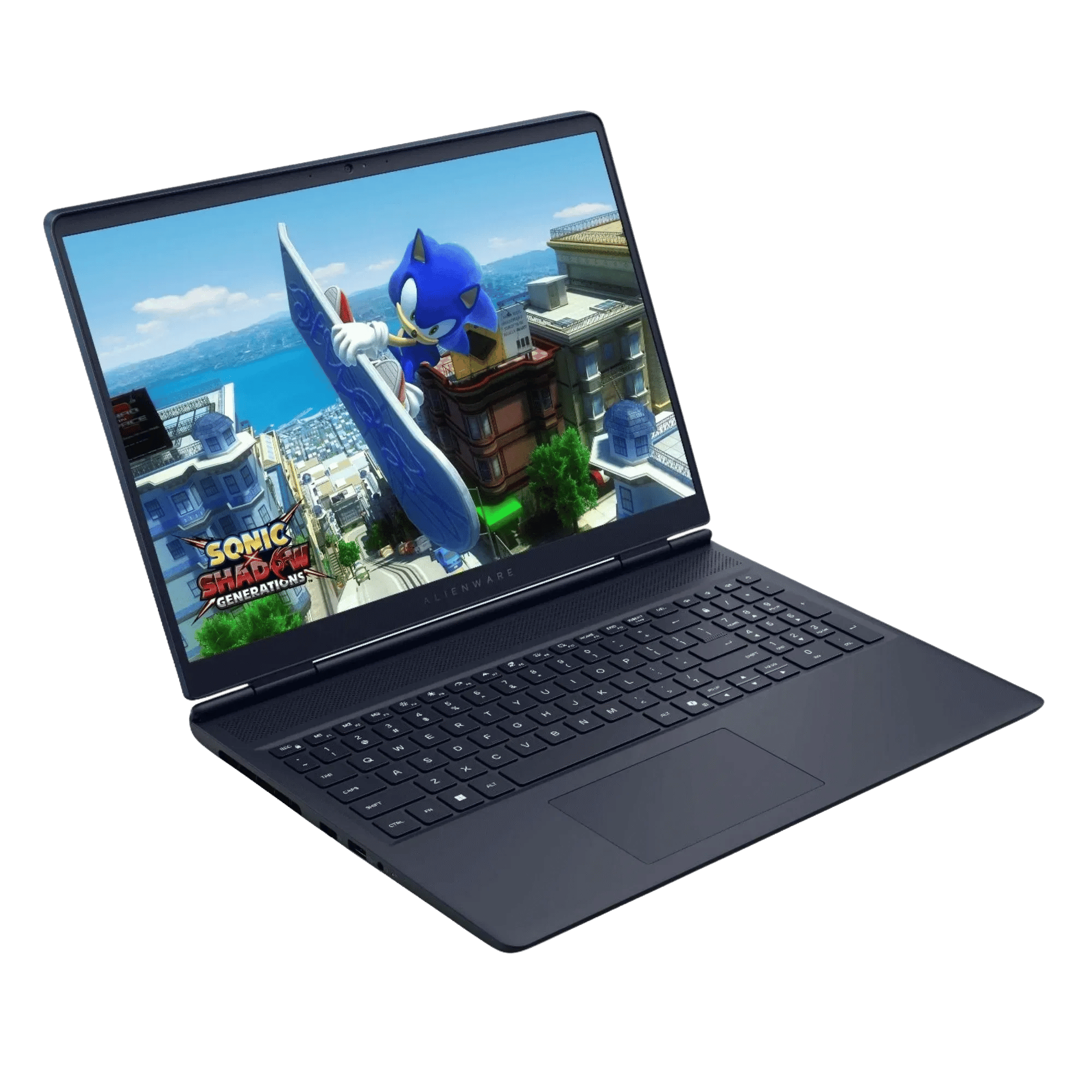 Dell alienware 16 aurora intel core 7 240h windows 11 home gaming laptop oan1625000801mino interstellar indigo 16gb 1tb Front Left View