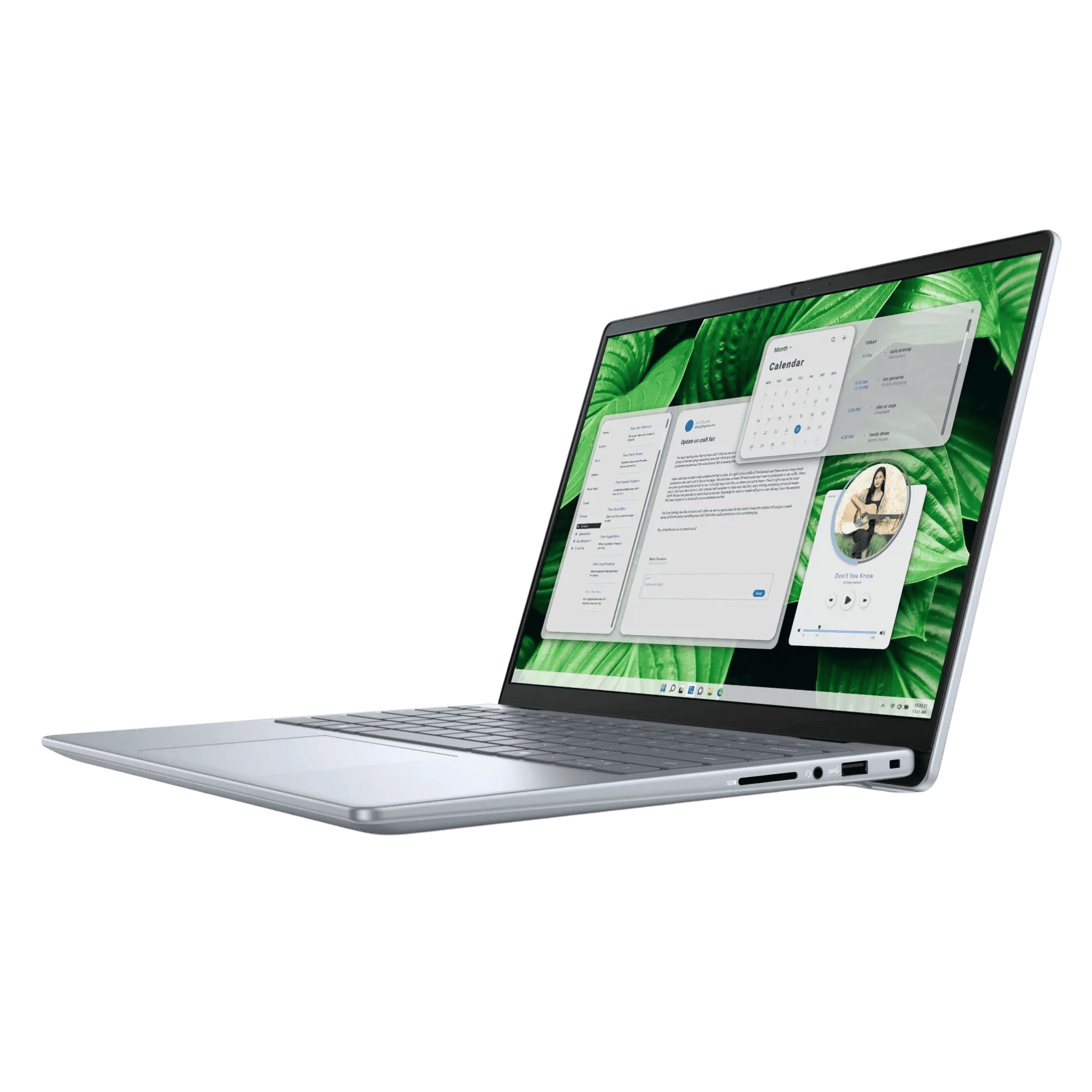 Dell Inspiron 14 5445 Ryzen 5 Laptop ( Ice Blue, 16GB-512GB )