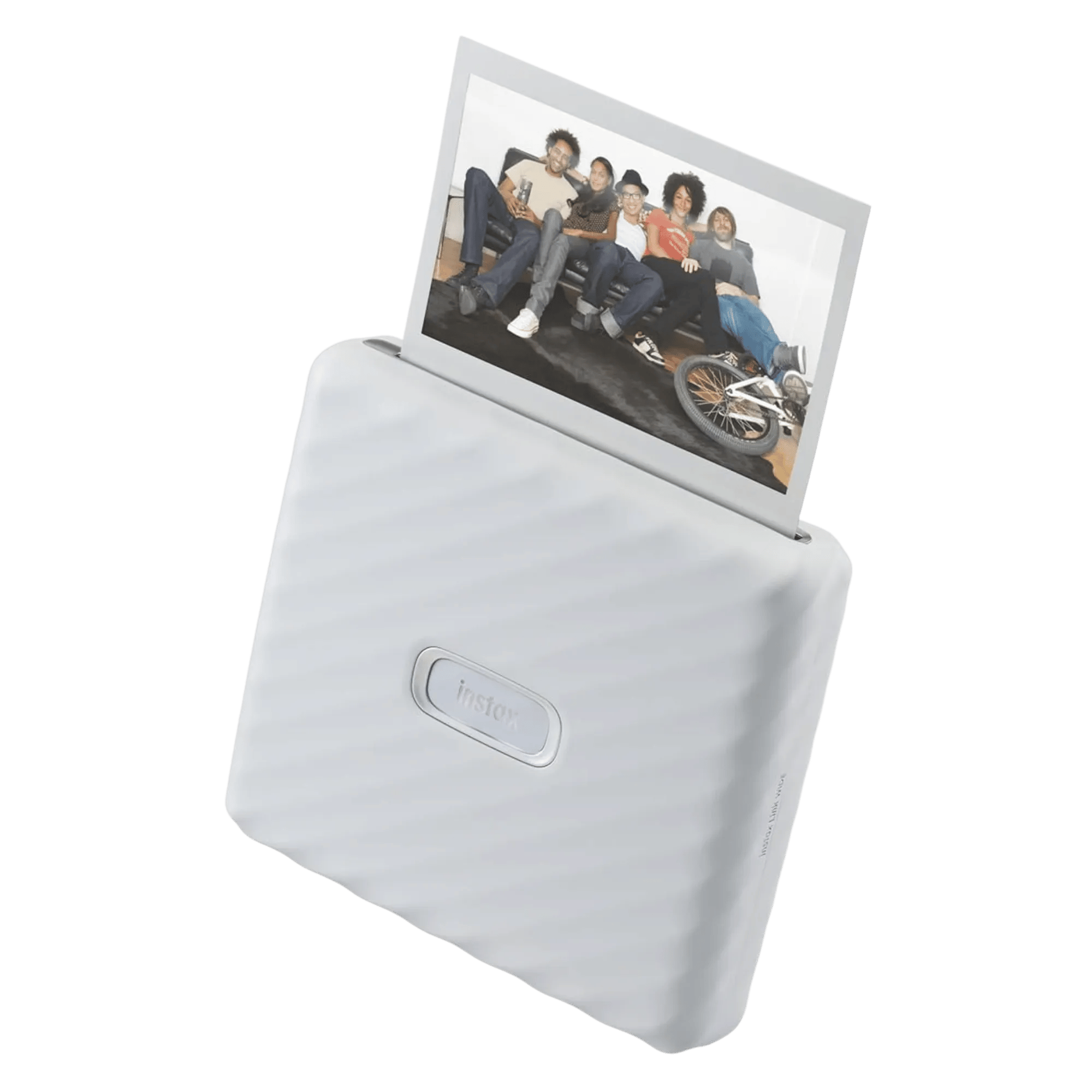 Fujifilm instax link wide smartphone colour printer ash white Full View Model