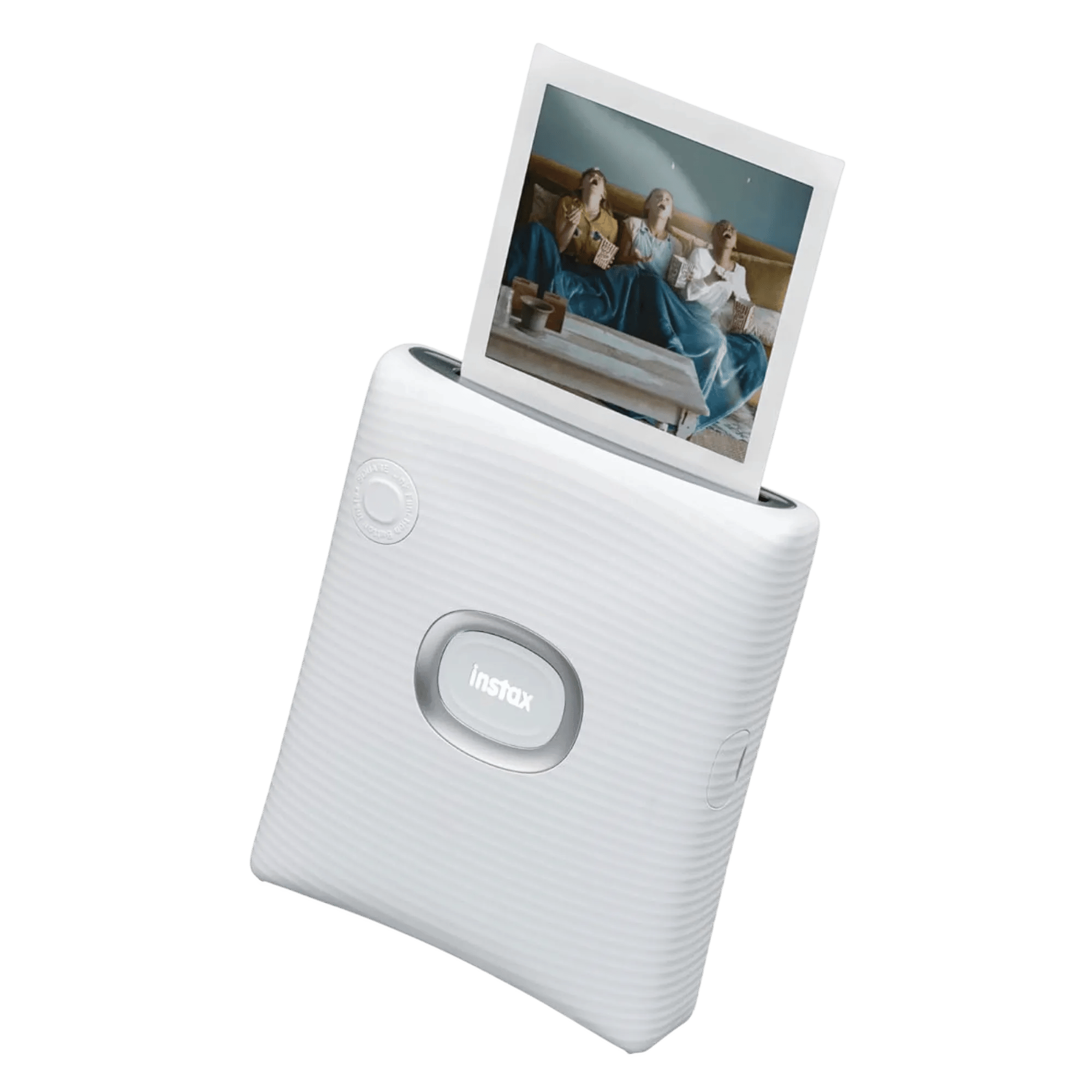 Fujifilm instax square link smartphone colour printer ash white Full View