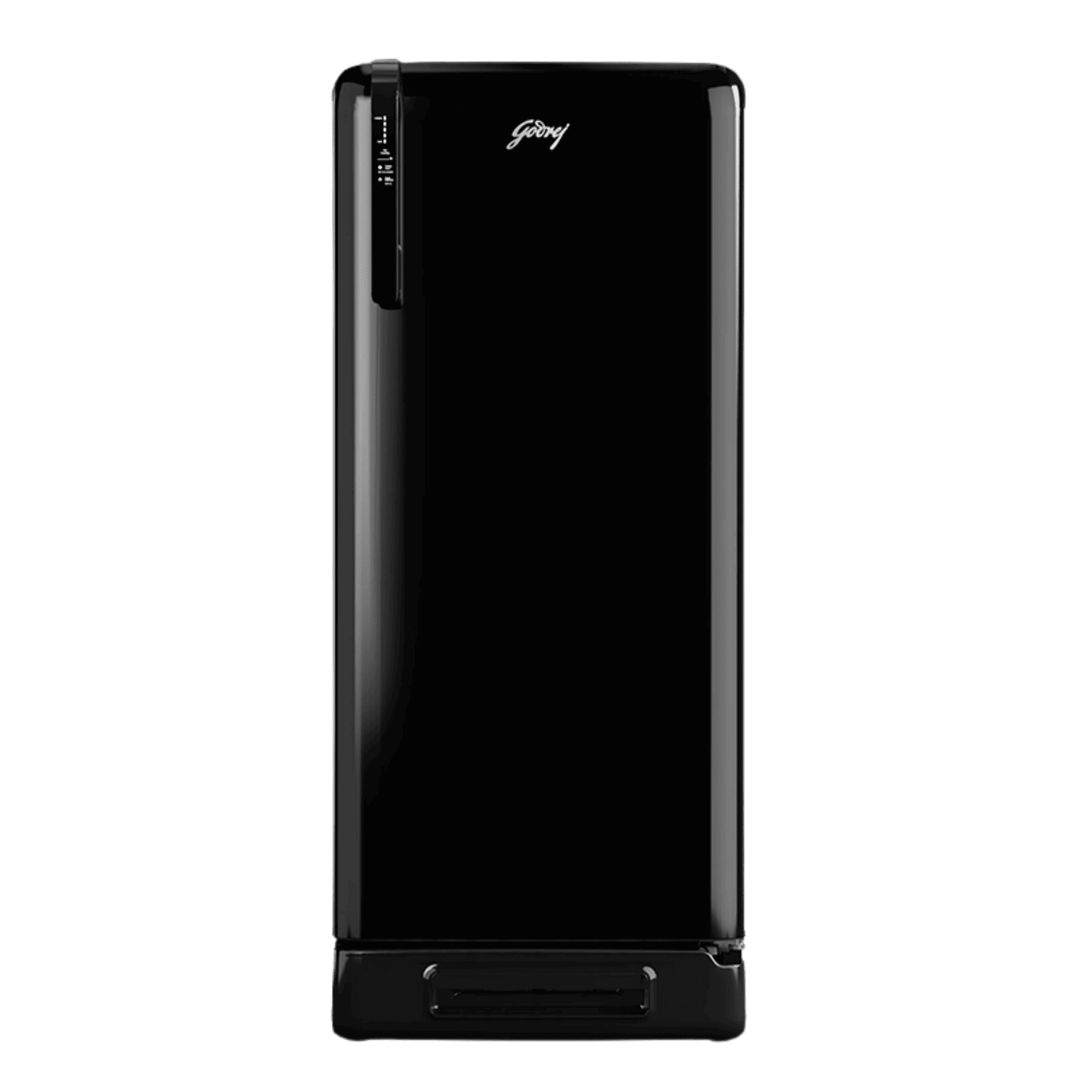 Godrej 207 L Direct Cool Single Door 5 Star Refrigerator RD EIMPRESS 230EN TDIE PA BK Piano Black front view
