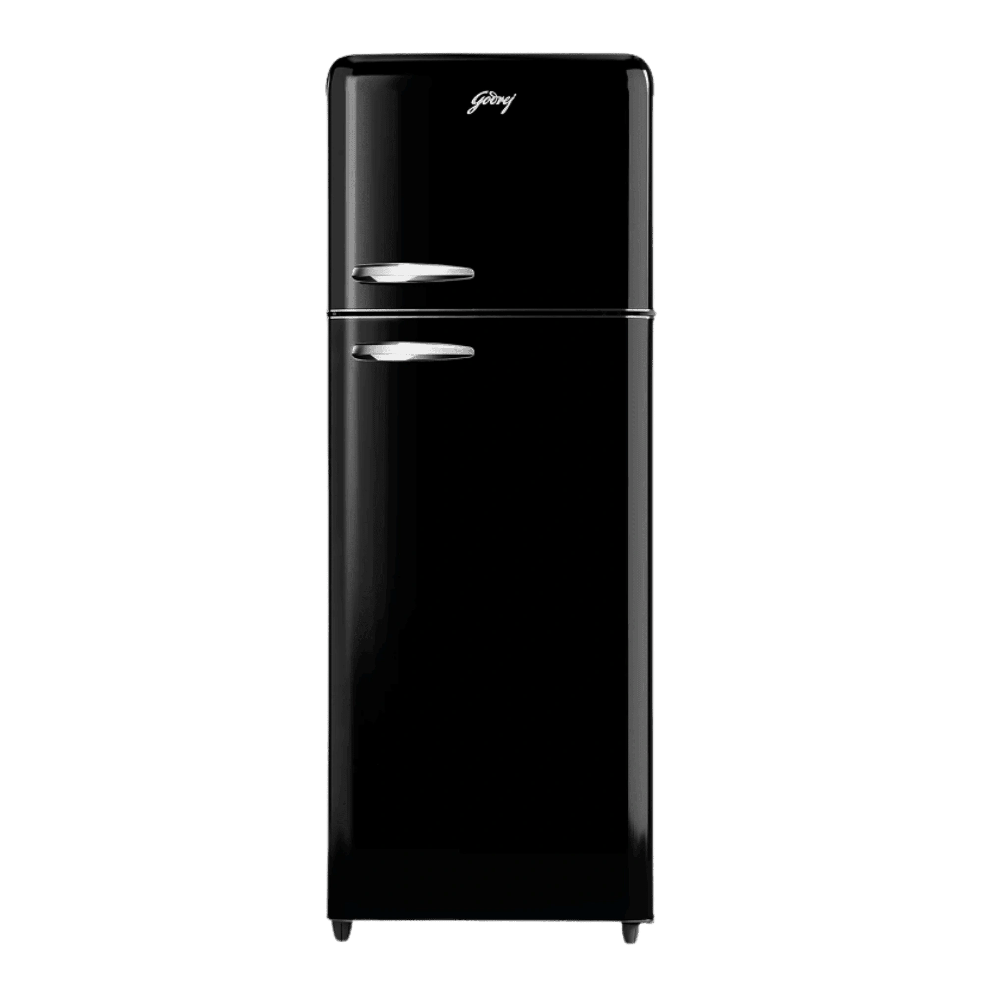 Godrej 308 L Frost Free Double Door 2 Star Refrigerator RT EON INSPIRE 346BN HCIT PA BK Piano Black front view