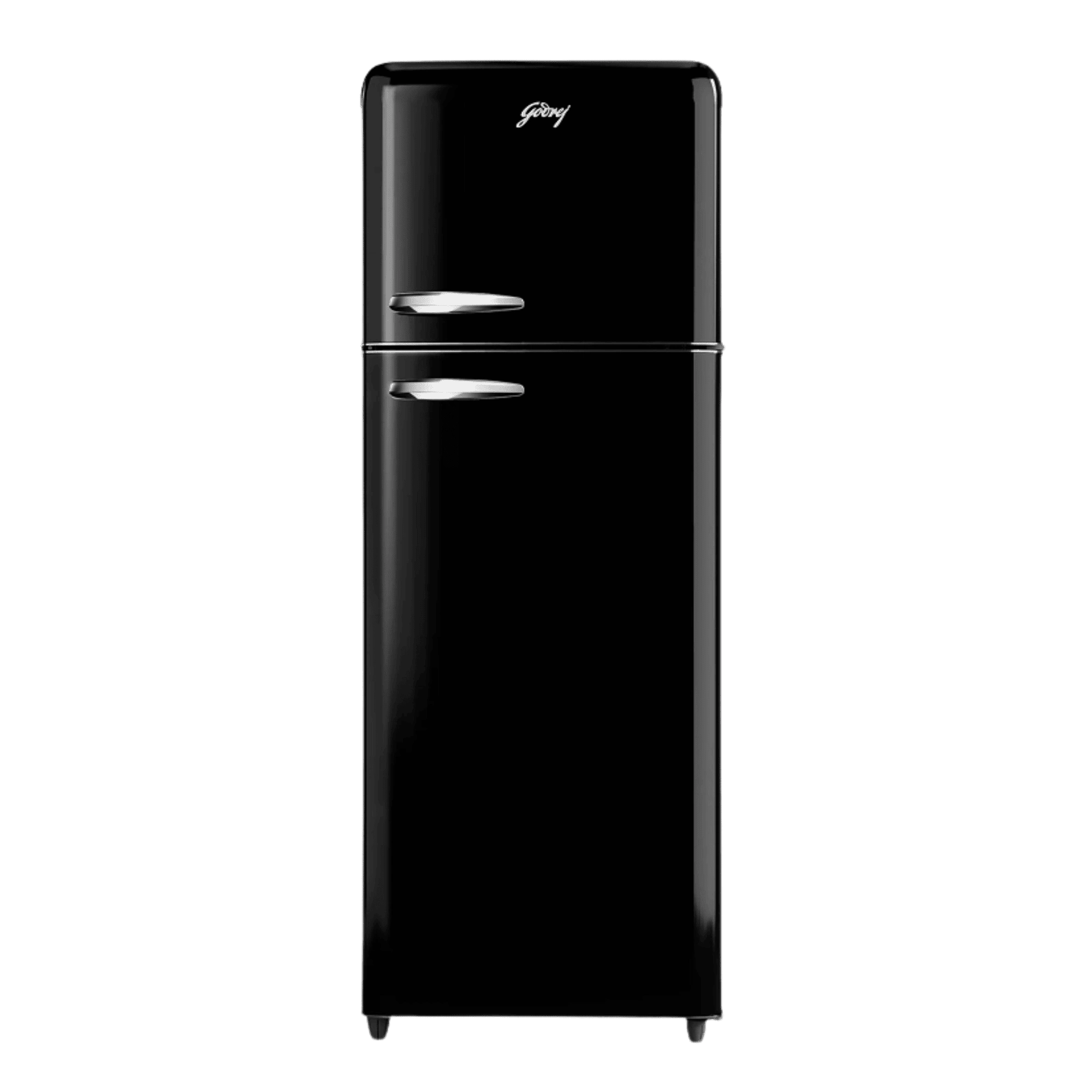 Godrej 330 L Frost Free Double Door 2 Star Refrigerator RT EON INSPIRE 366BN HCIT PA BK Piano Black front side view