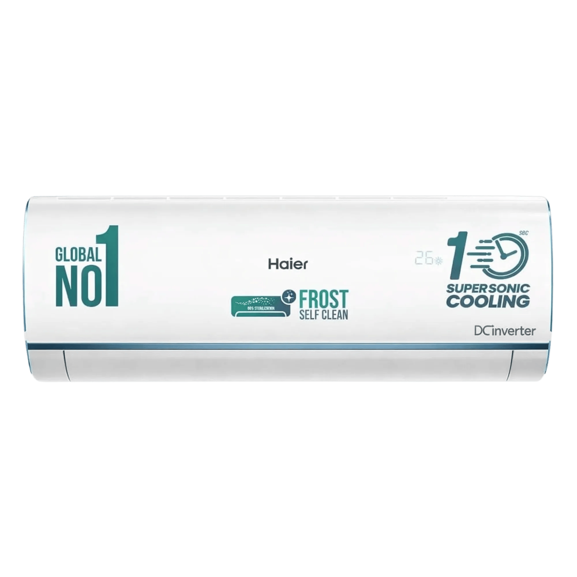 Haier 1 6 ton 5 star wi fi inverter split ac hs19kp pain5bn inv 1 6 ton 5 star Front View
