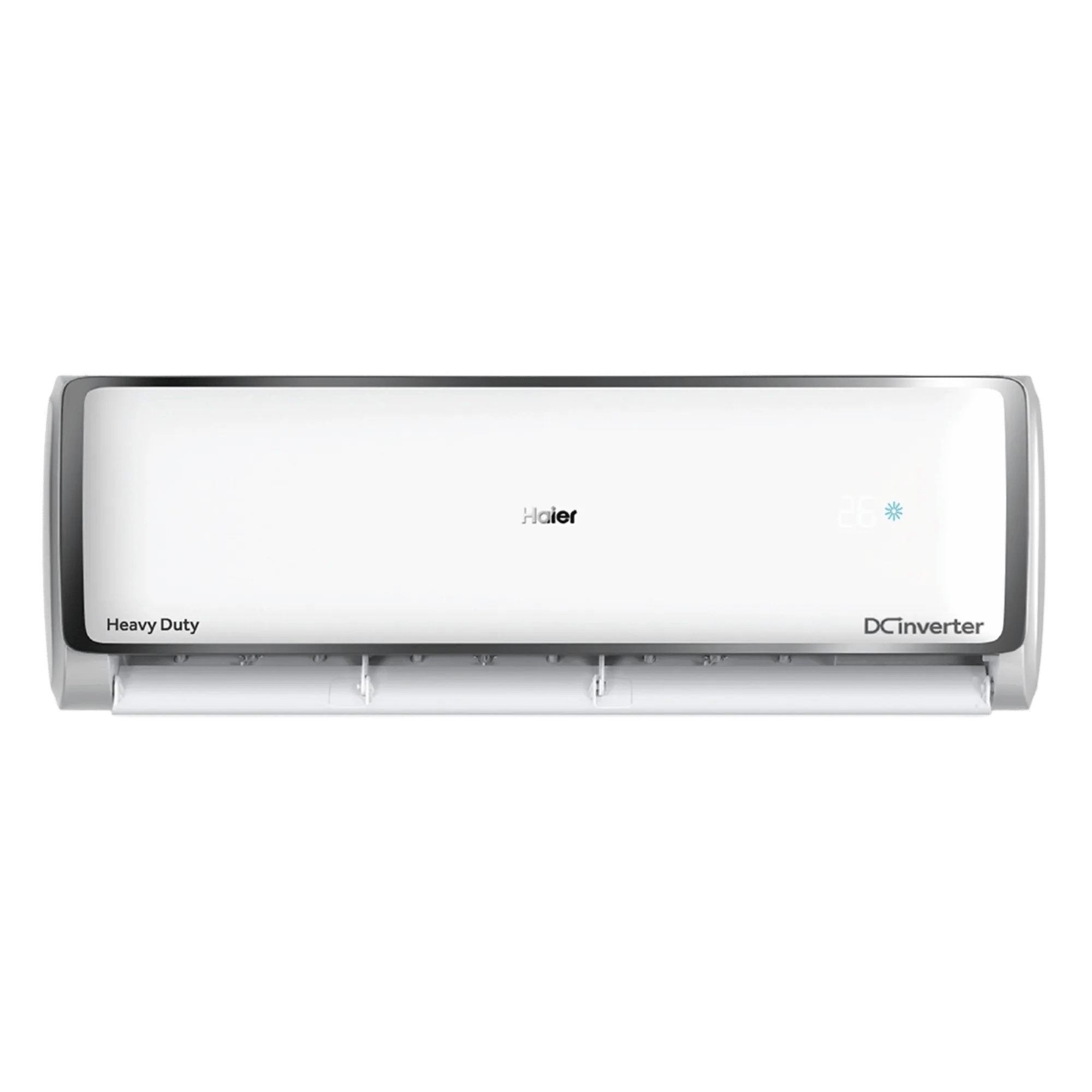 Haier 2 ton 3 star inverter split ac hs24ehd sai3nb i 2026 2 ton 3 star Front View