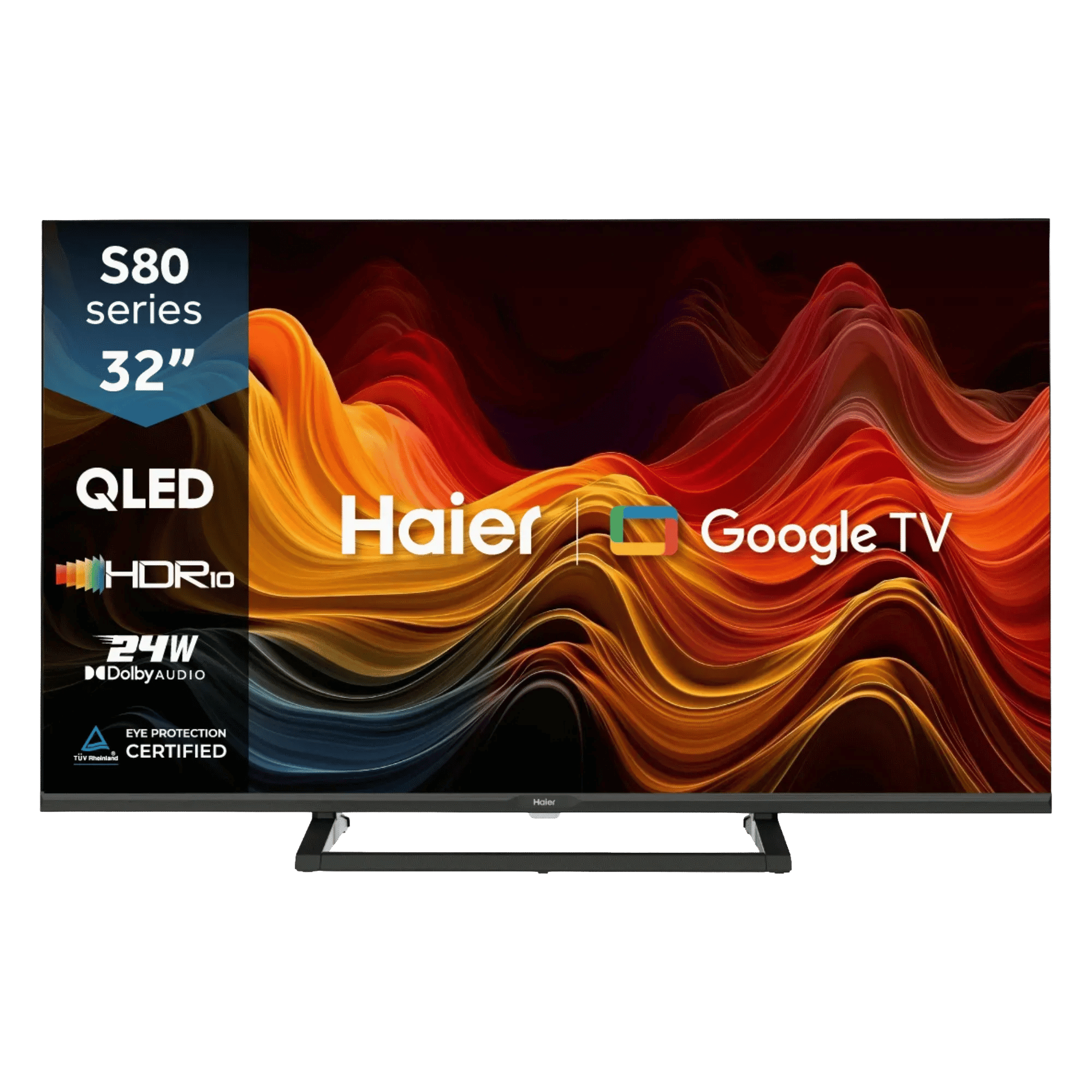 Haier full hd qled smart tv h32s80gfx 32 inch Front View