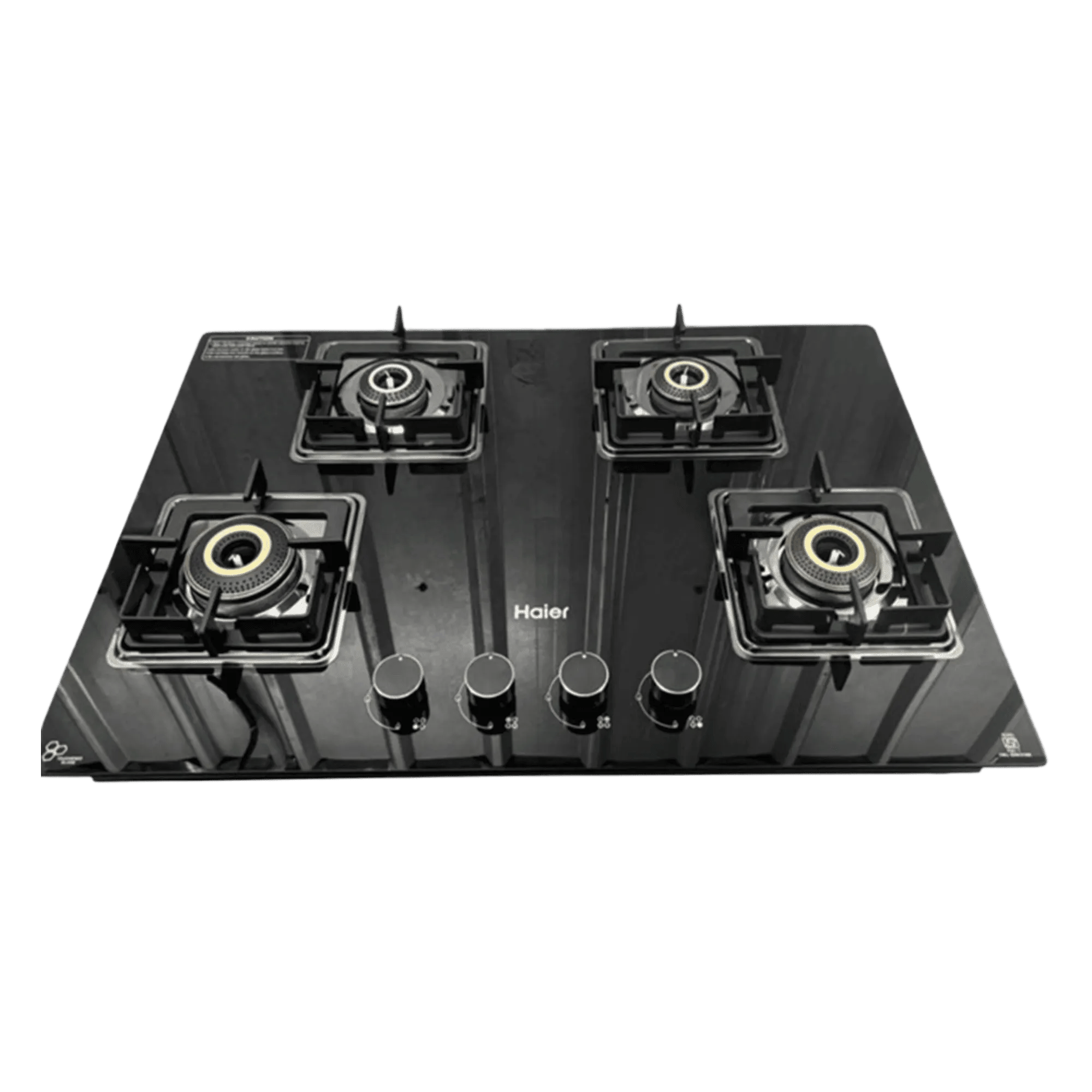 Haier hic q27426 in fb1e32000 4 burner hob black Front View