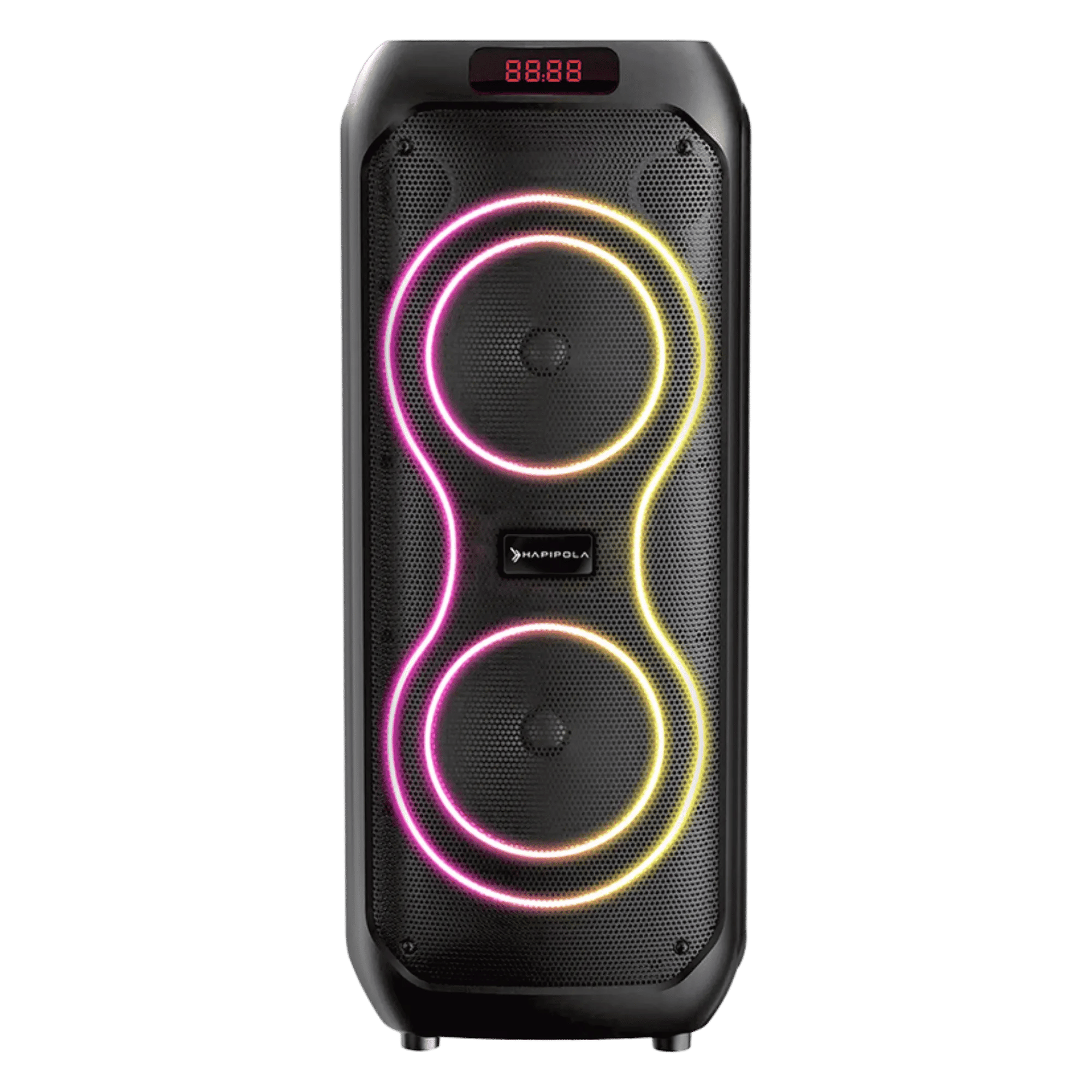 Hapipola beatbox ii 160w bluetooth speaker black Front View