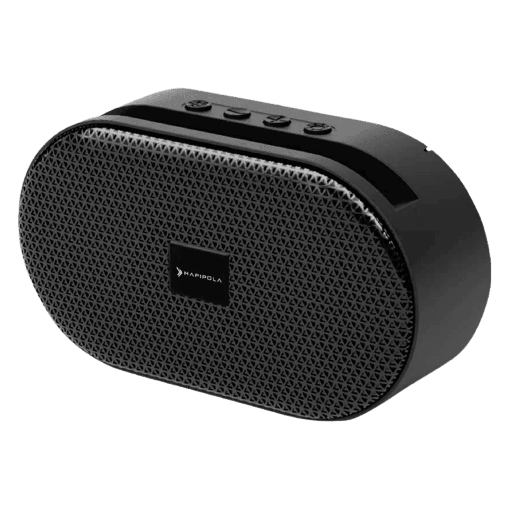 Hapipola neutral 10w bluetooth speaker black Front Right View