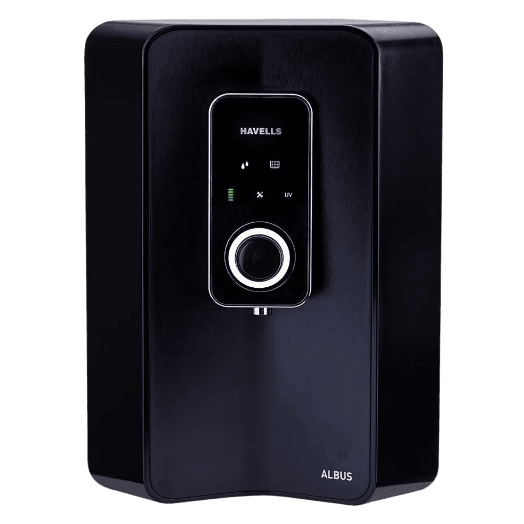 Havells albus ro uf water purifier 6 l black Front View