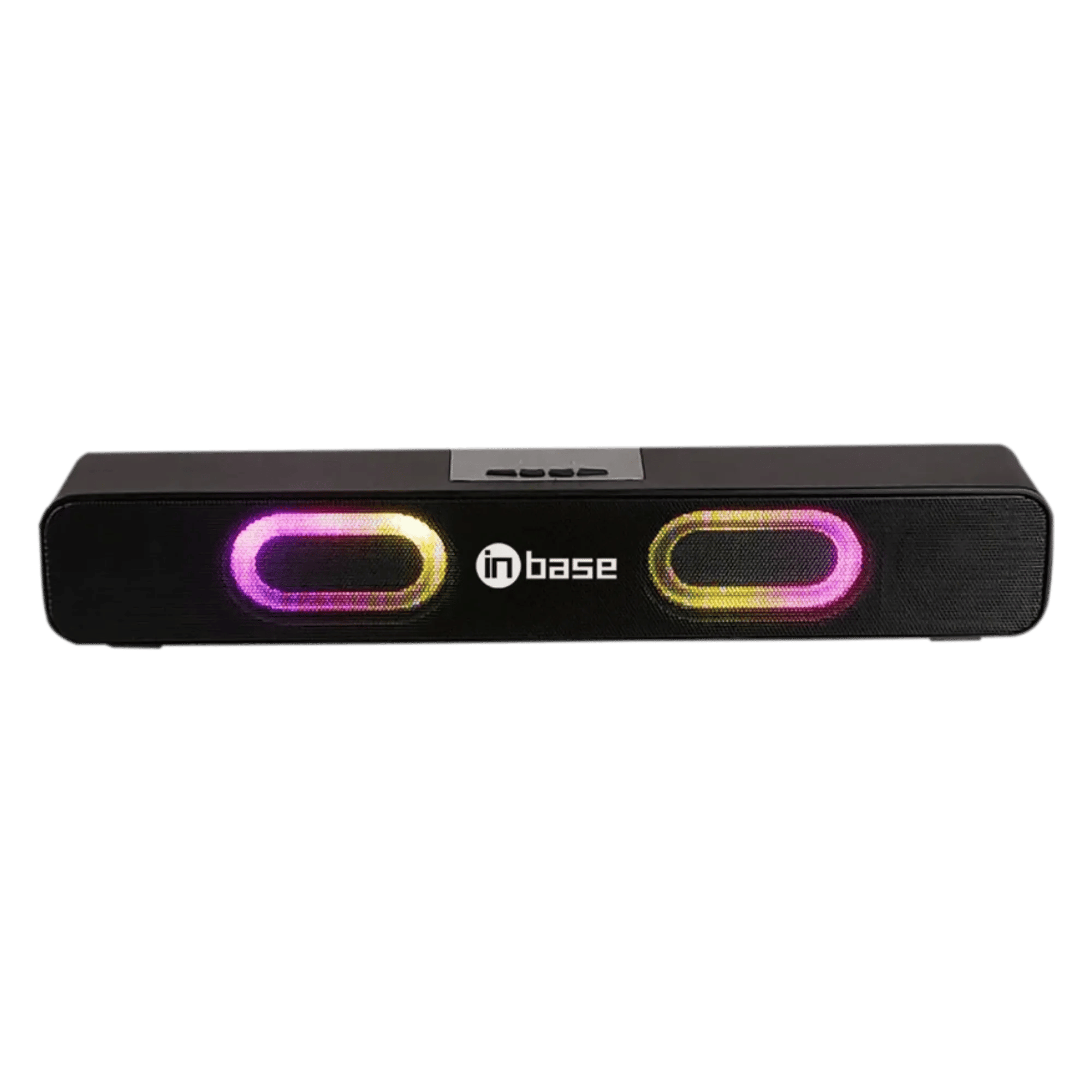 Inbase aura d400 rgb 20w bluetooth speaker black Front View