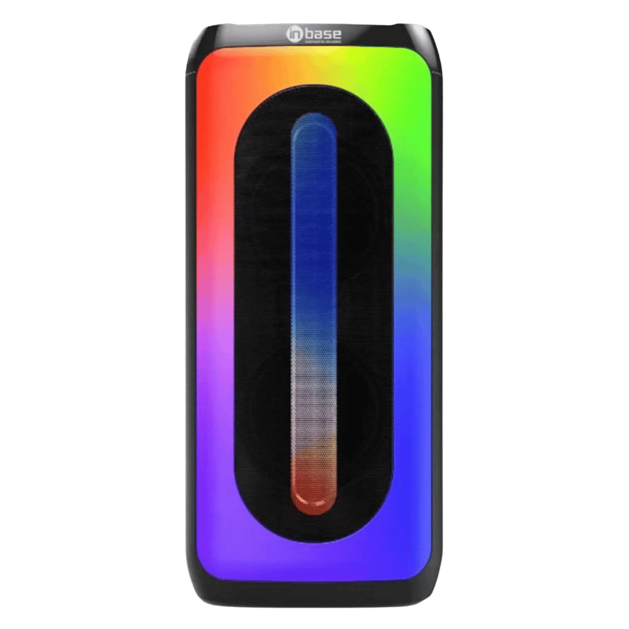 Inbase boom blast 50w bluetooth speaker black Front View