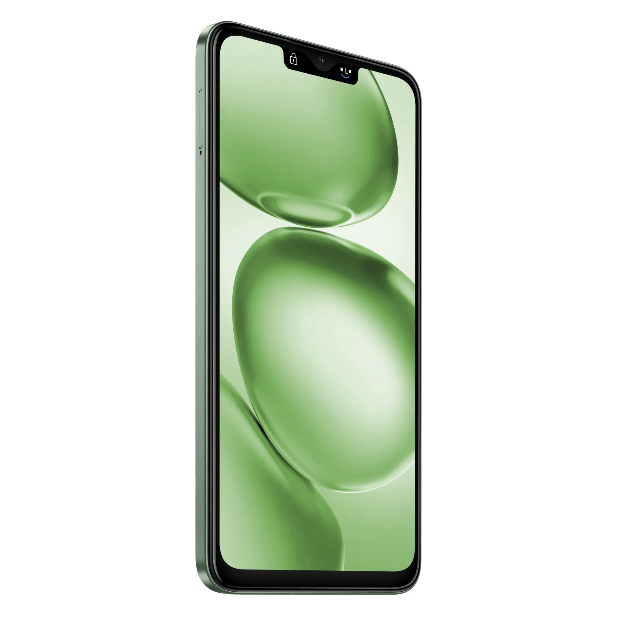 Itel a100c silk green 2gb 64gb Front Left View