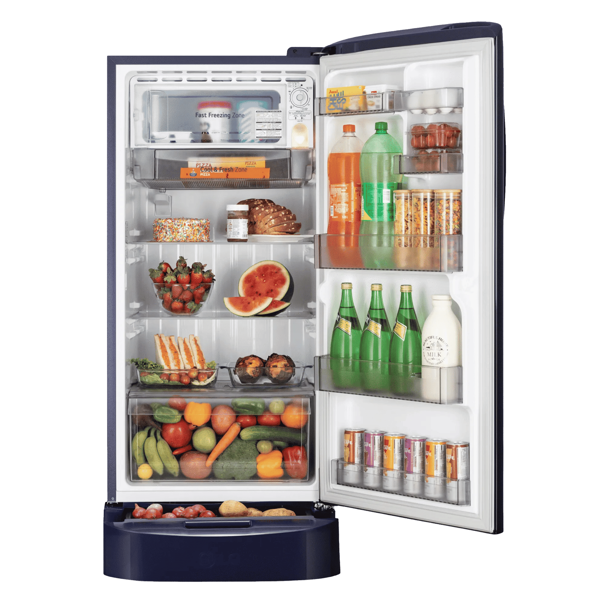 Shop LG 210 L Direct Cool Single Door 5 Star Refrigerator