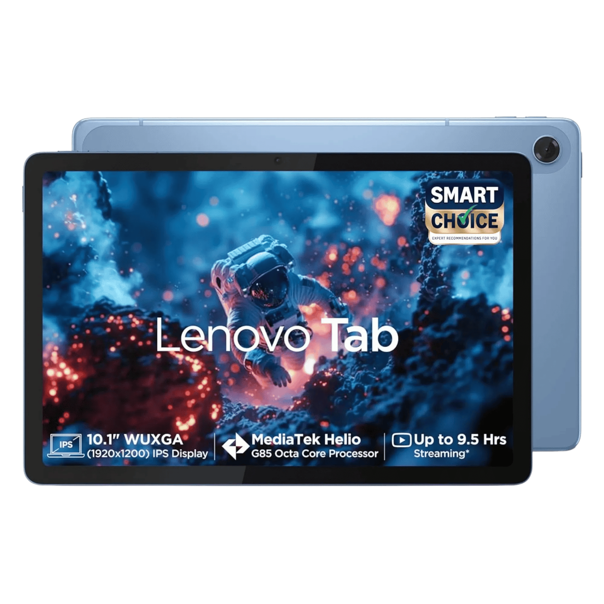 Lenovo tab tb311fu wi fi polar blue 4gb 128gb Front Back View