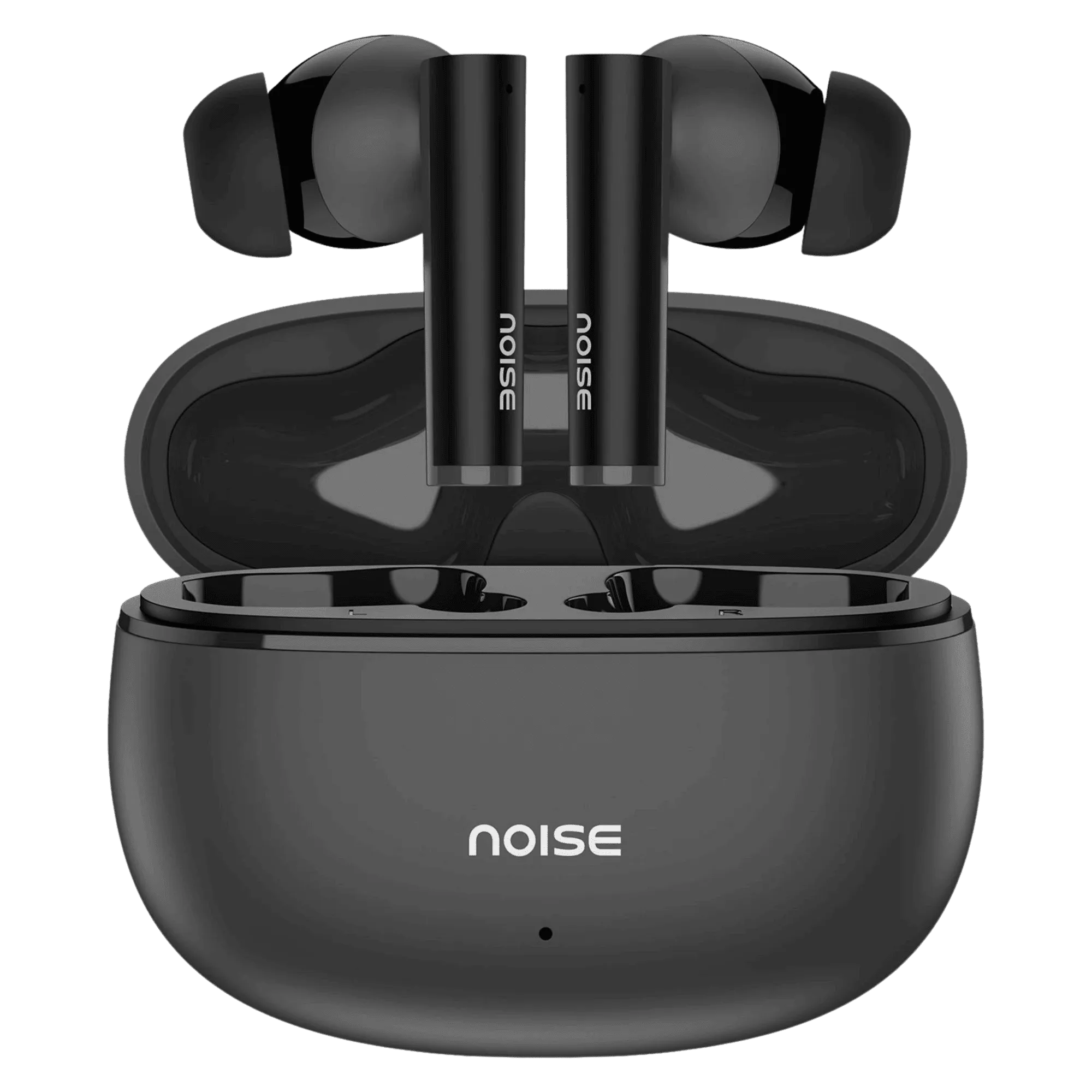 Noise buds apex truly wireless soft black Front View
