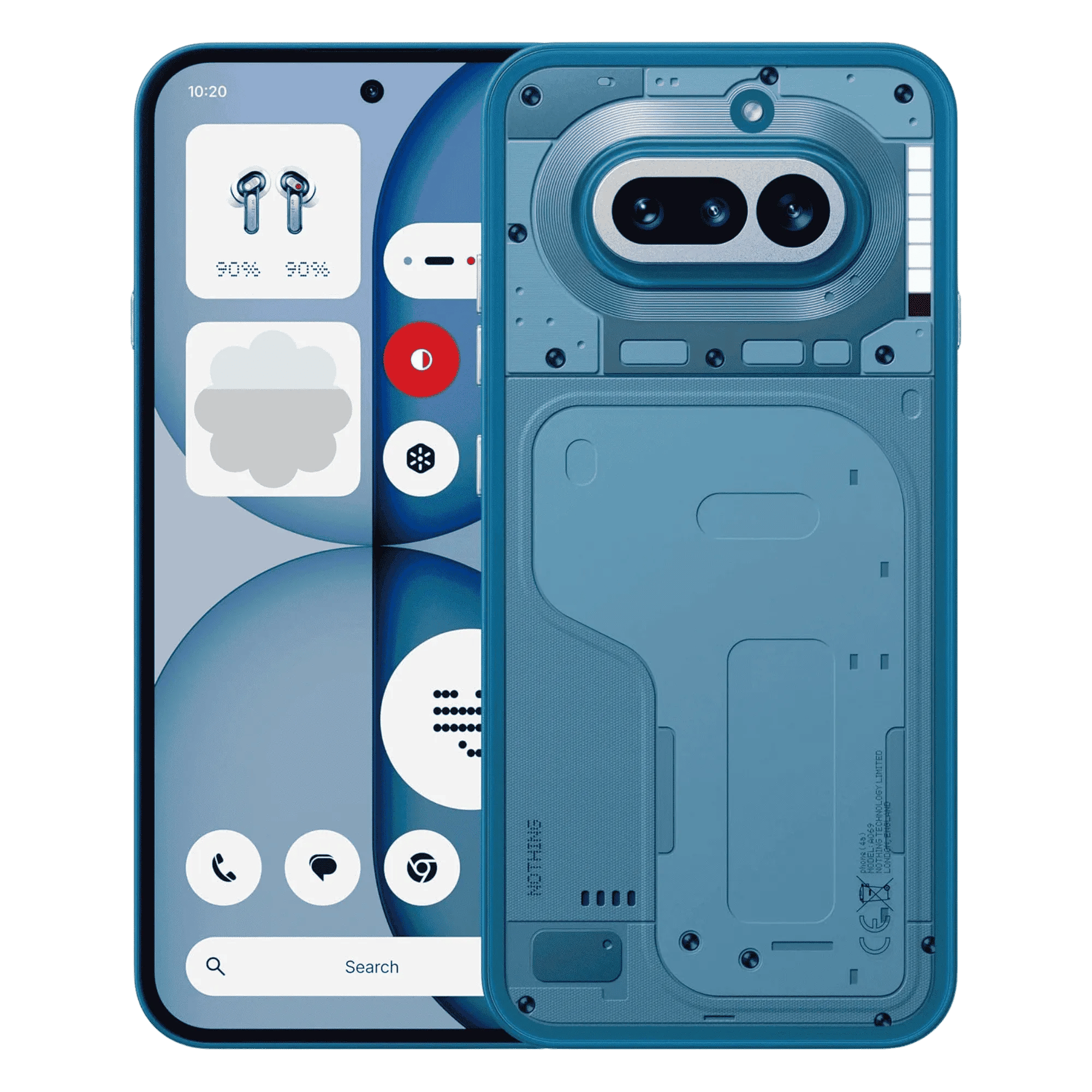 Nothing phone 4a 5g blue 8gb 128gb Front Back View