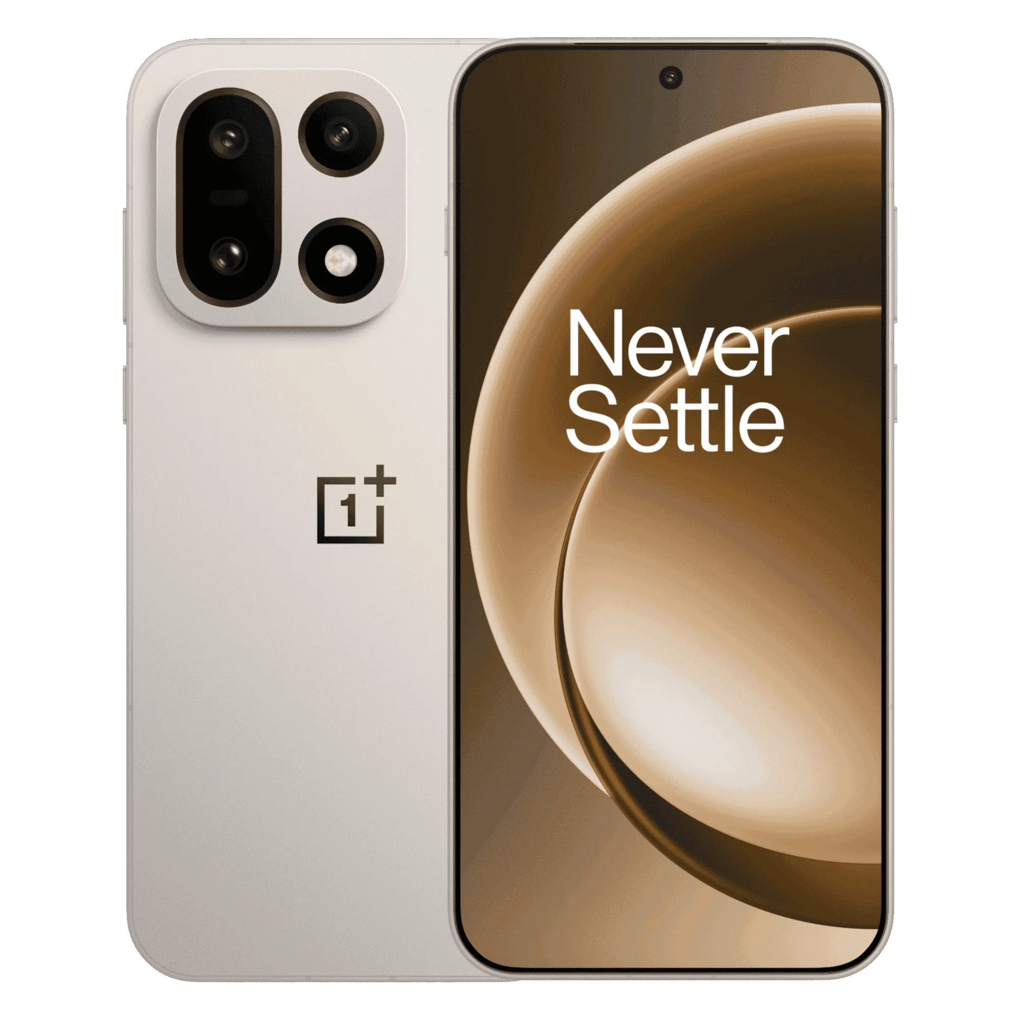 Oneplus 15 sand storm 16gb 512gb Front Back View