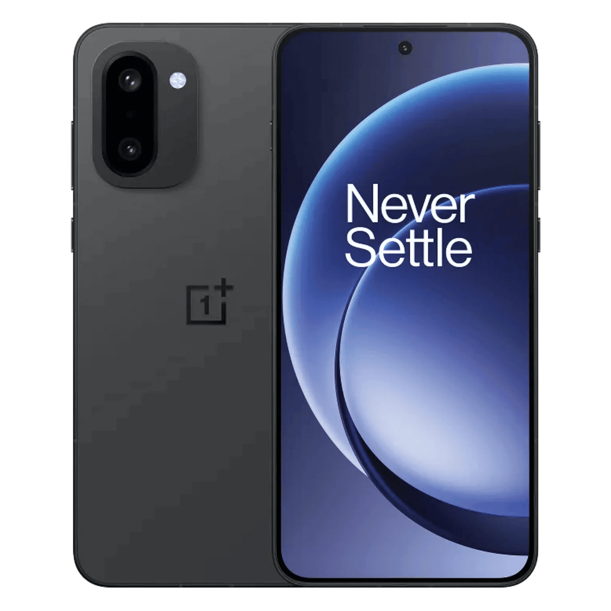 Oneplus 15r charcoal black 12gb 512gb Front Back View