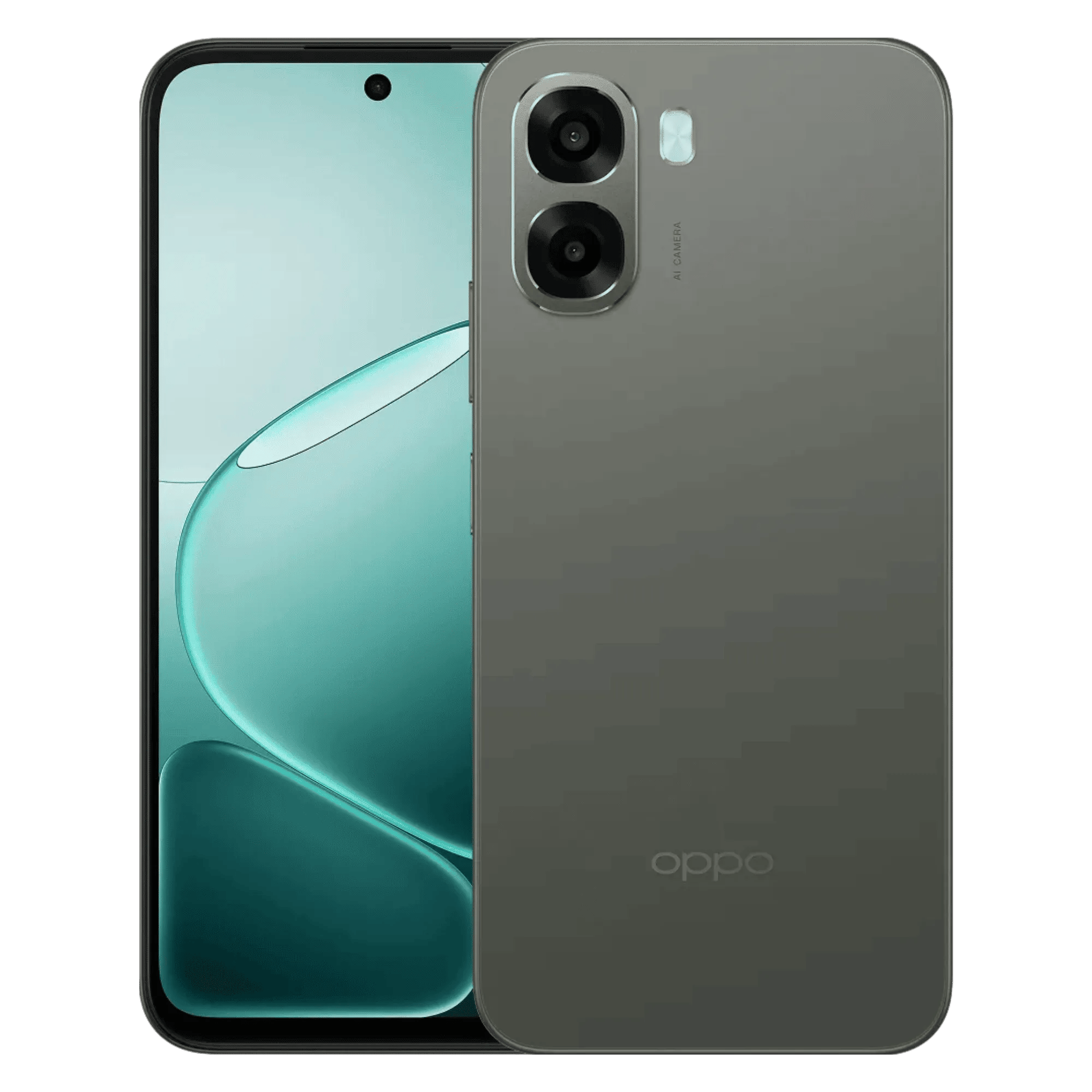 Oppo a6x 5g oliver green 4gb 64gb Front Back View