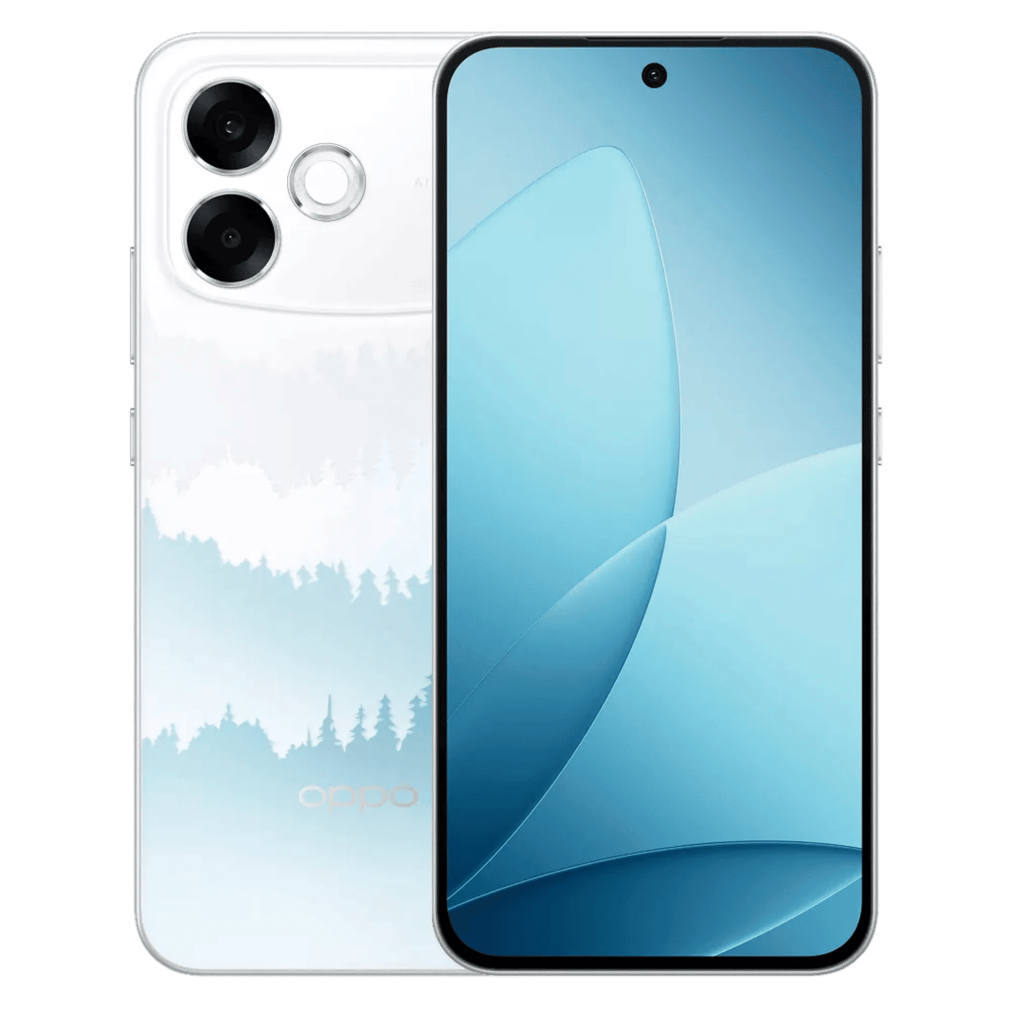Oppo f33 pro 5g misty forest 8gb 256gb Front Back View