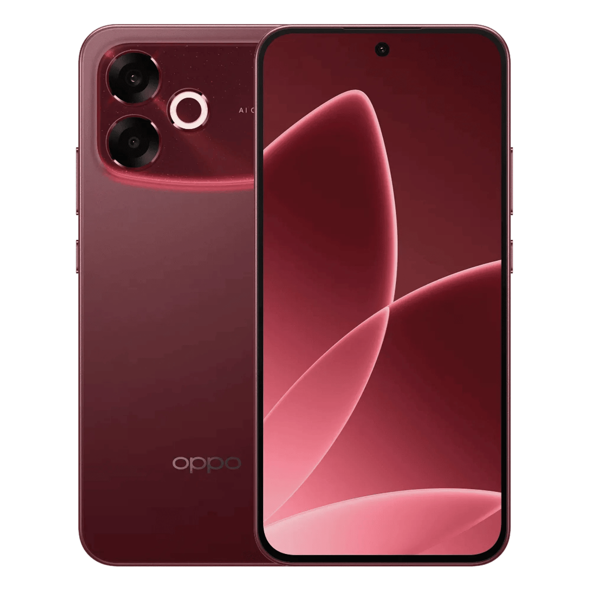Oppo f33 pro 5g passion red 8gb 256gb Front Back View