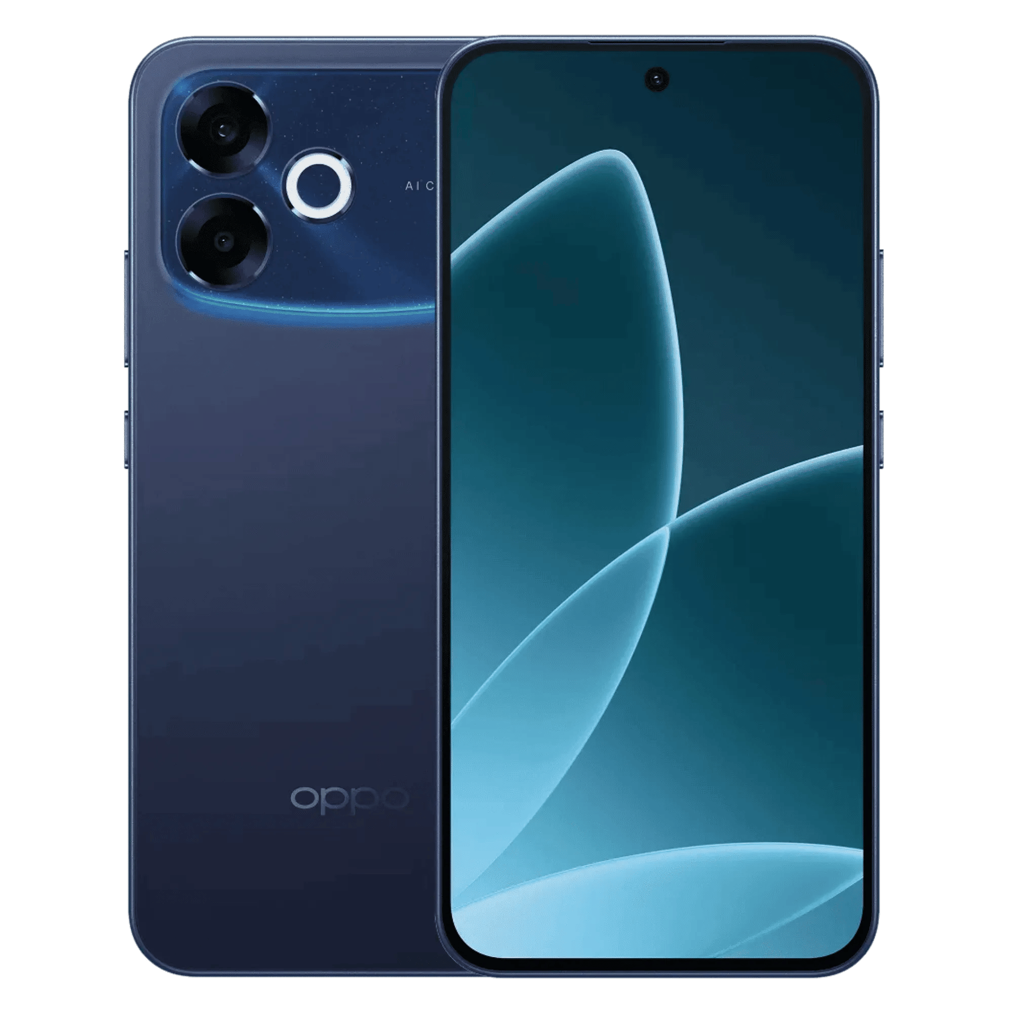 Oppo f33 pro 5g starry blue 8gb 128gb Front Back View