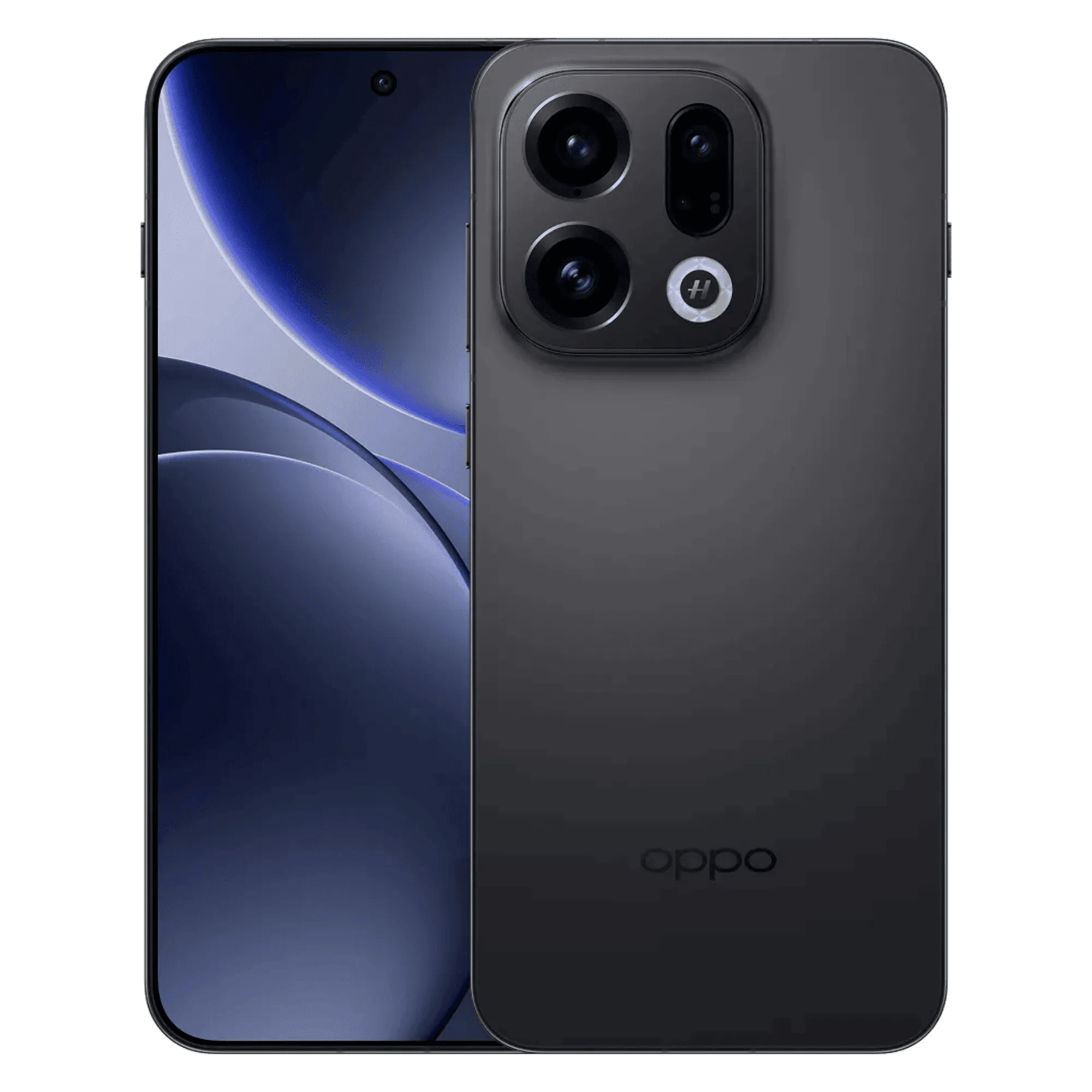 Oppo find x9 5g space black 12gb 256gb Front Back View