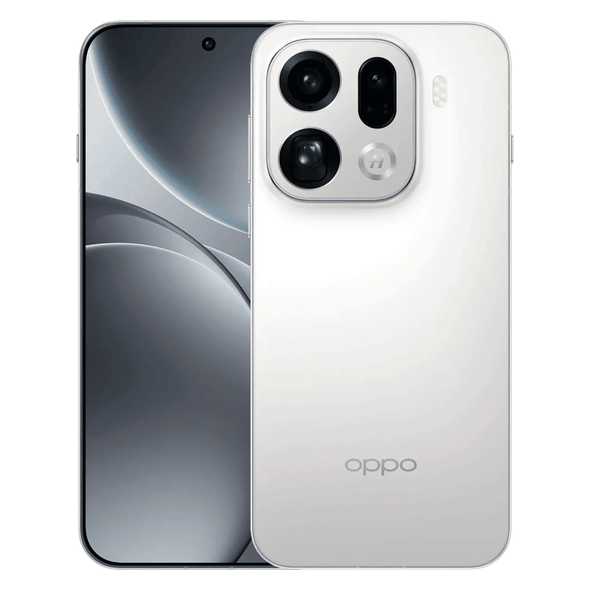 Oppo find x9 pro 5g silk white 16gb 512gb Front Back View