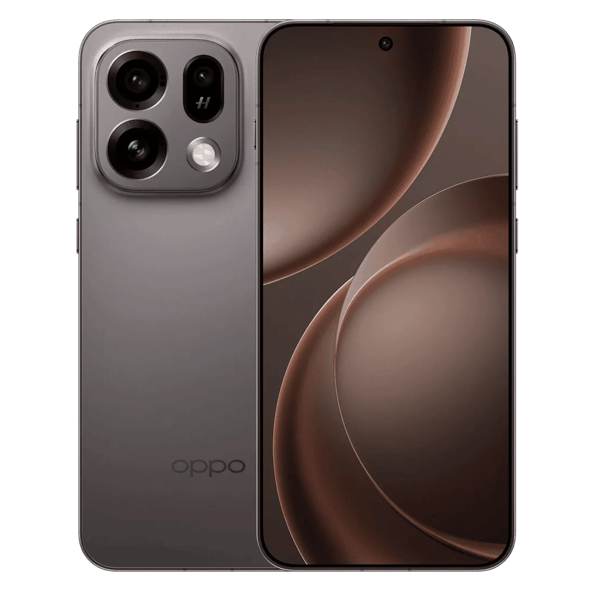 Oppo find x9s 5g midnight grey 12gb 256gb Front Back View