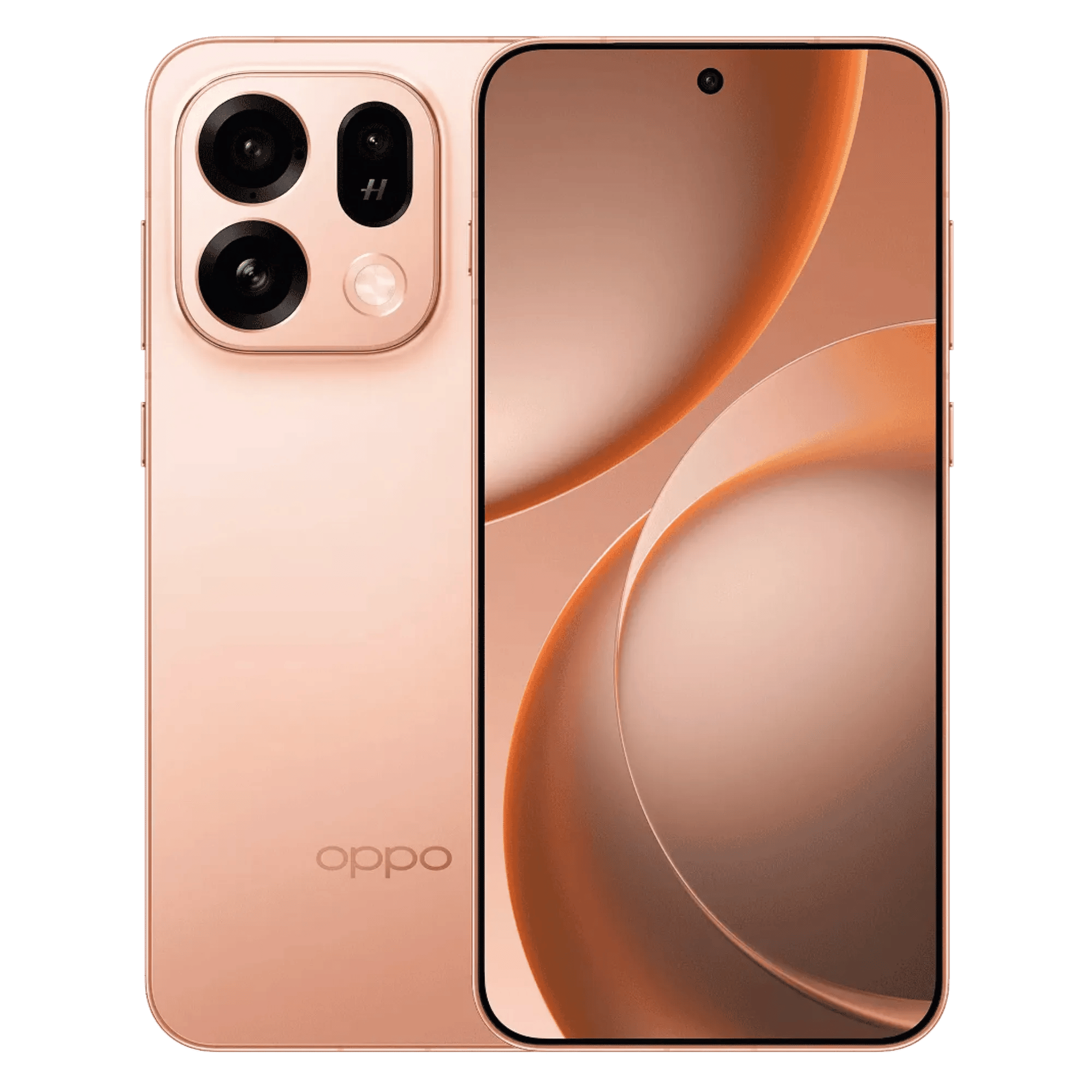 Oppo find x9s 5g sunset orange 12gb 512gb Front Back View