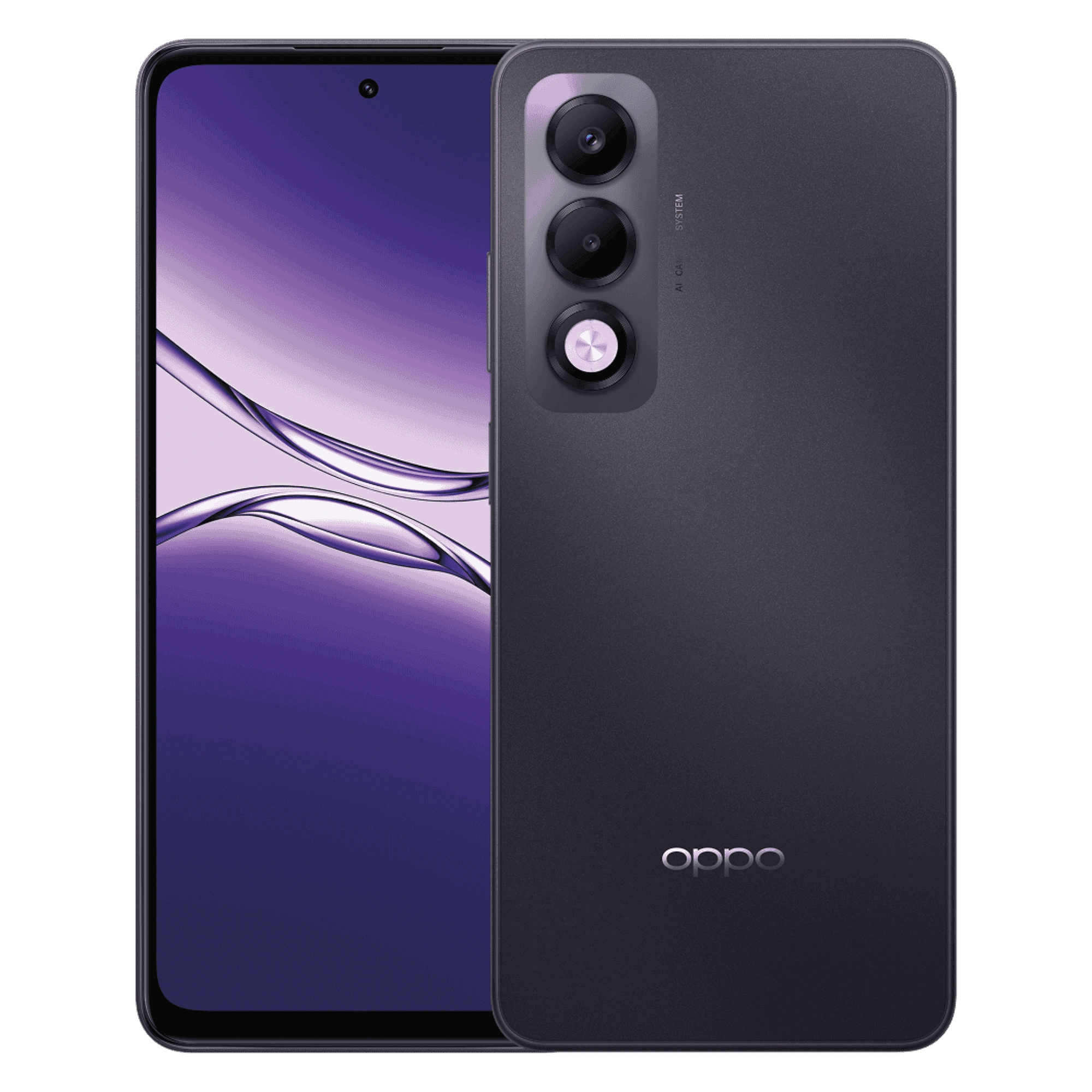 Oppo k13x 5g midnight violet 8gb 128gb Front Back View