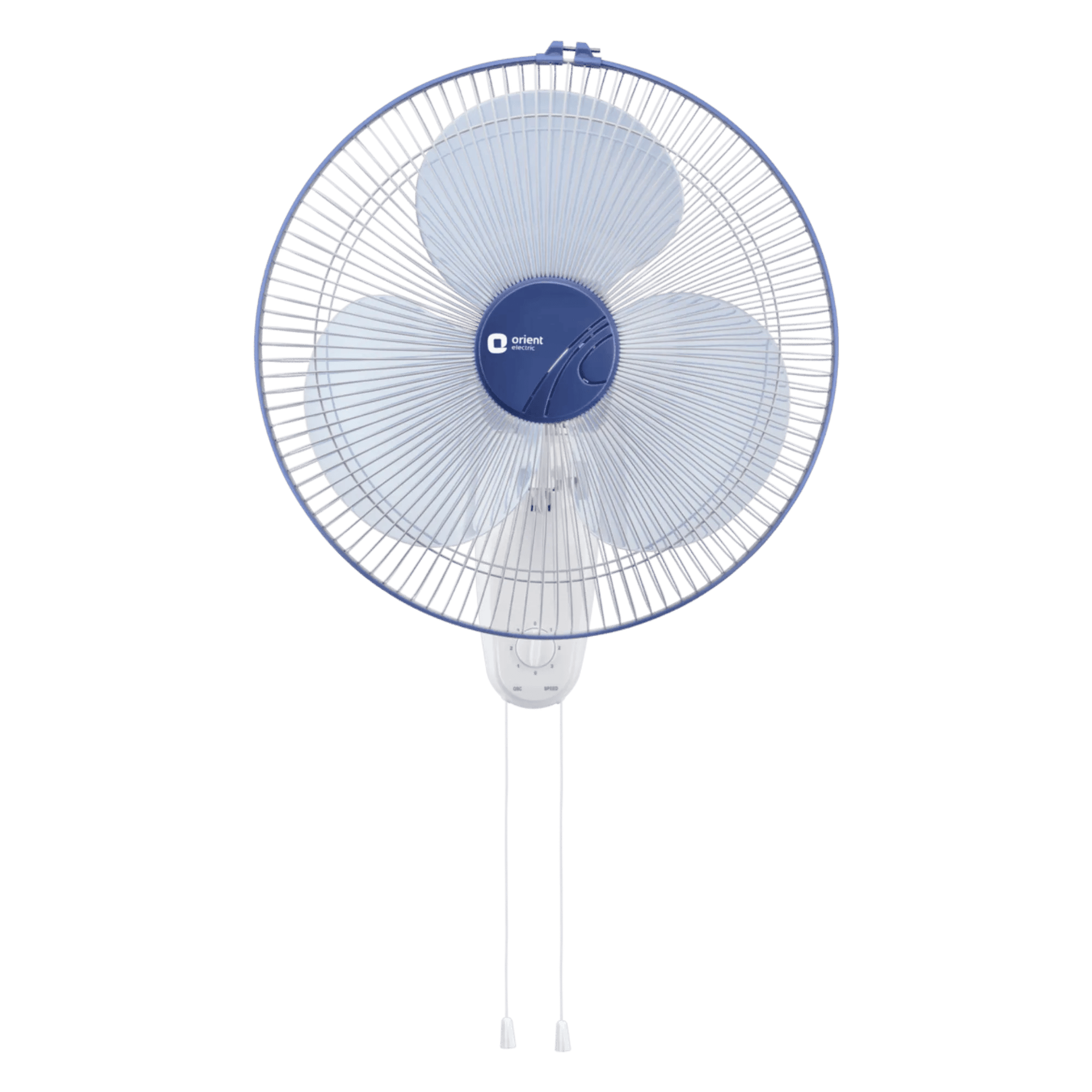 Orient electric wall 44 400 mm silent wall fan azure blue Front View