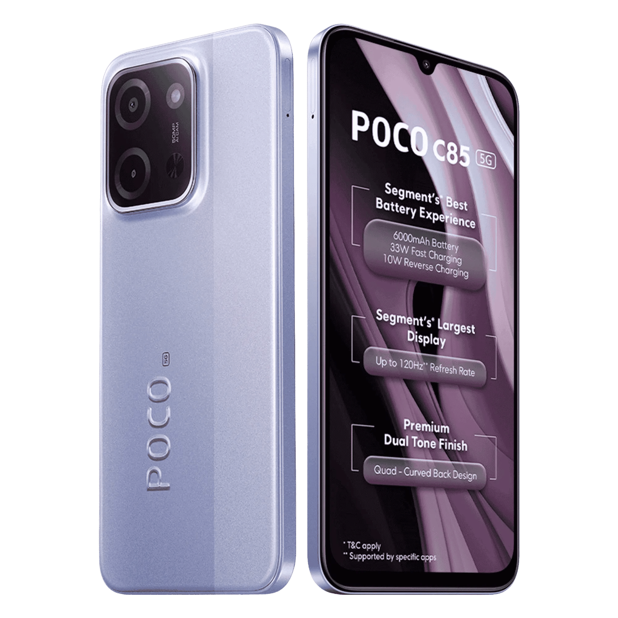 Shop Poco C85 5G in Mystic Purple Variant (4GB-128GB) Today