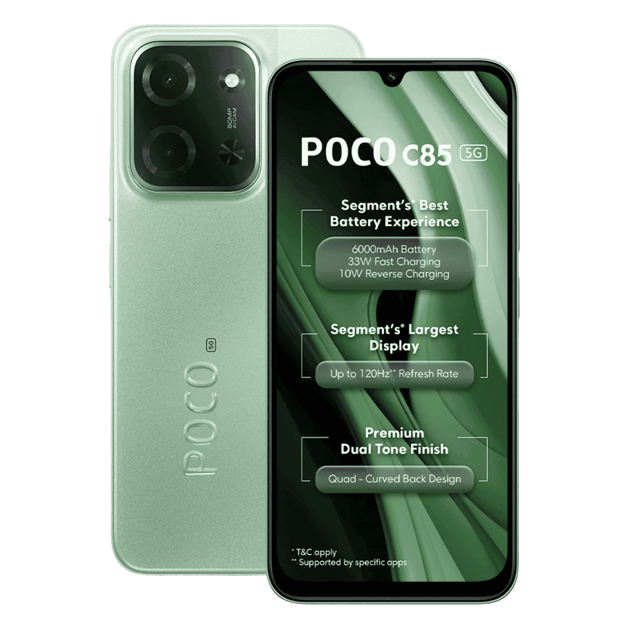 Buy Poco C85 5G Smartphone Spring Green (8GB 128GB) Online