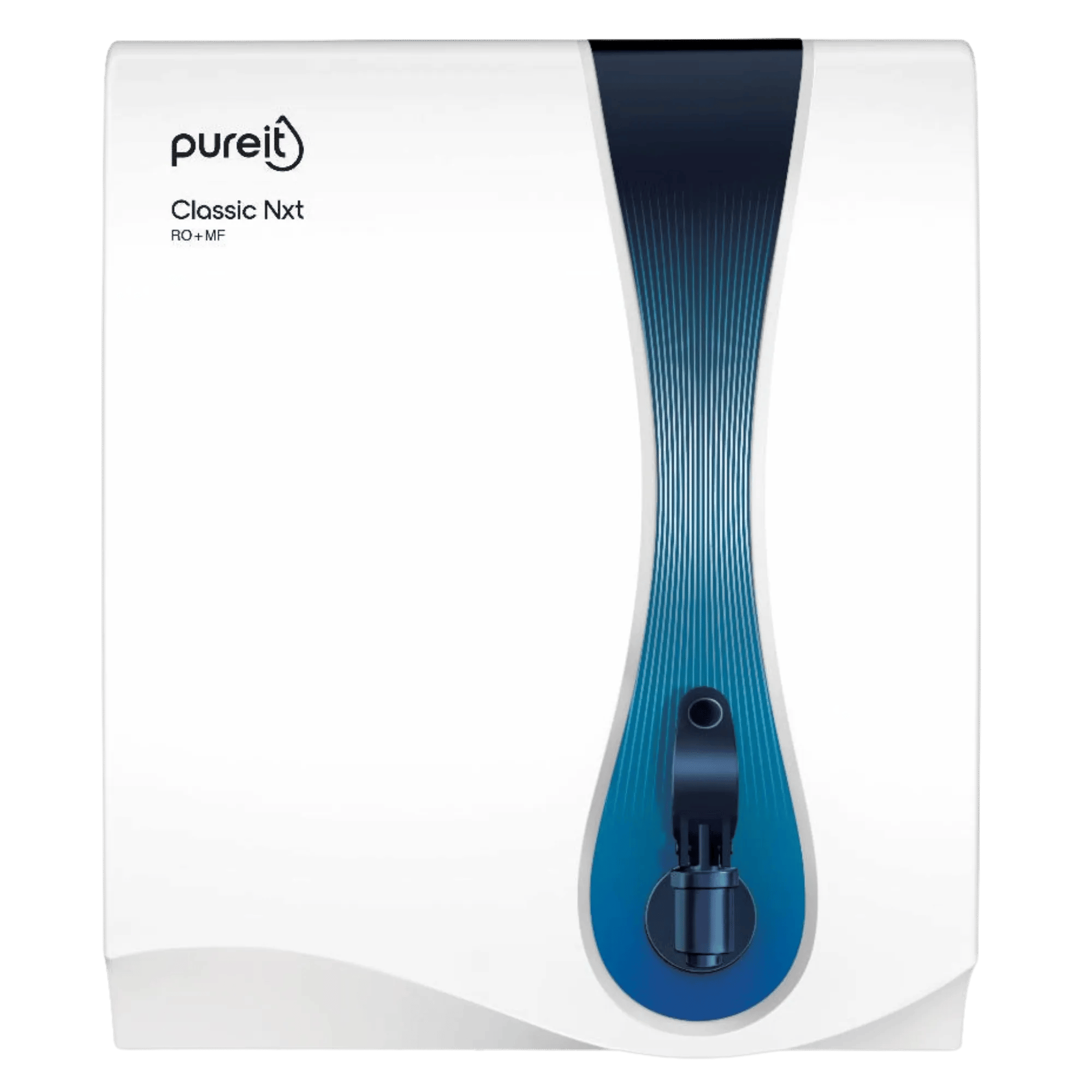 Pureit classic nxt ro mf water purifier 7 l white Front View