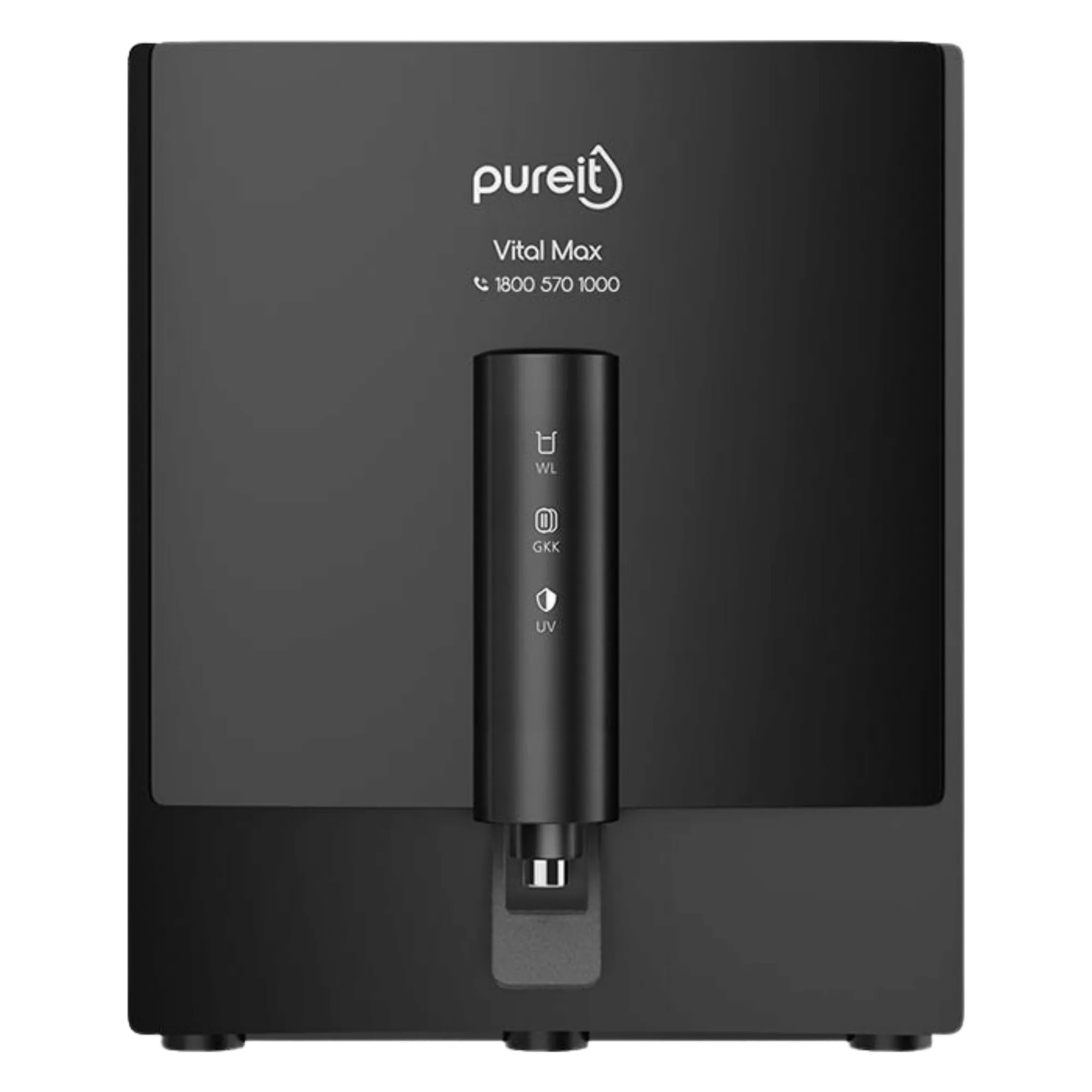 Pureit vital max ro uv water purifier 7 l black Front View