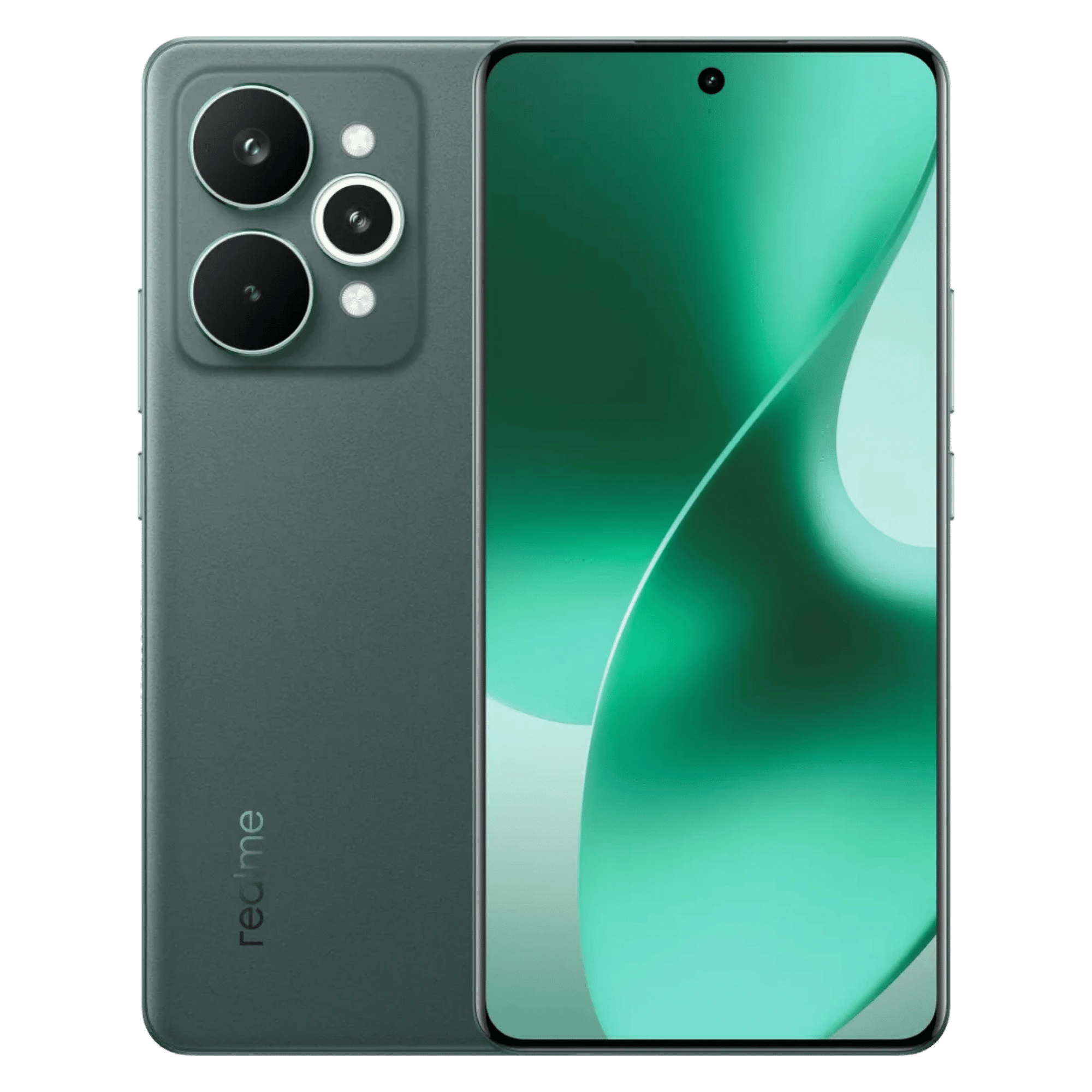 Realme 15 pro 5g velvet green 8gb 256gb Front Back View