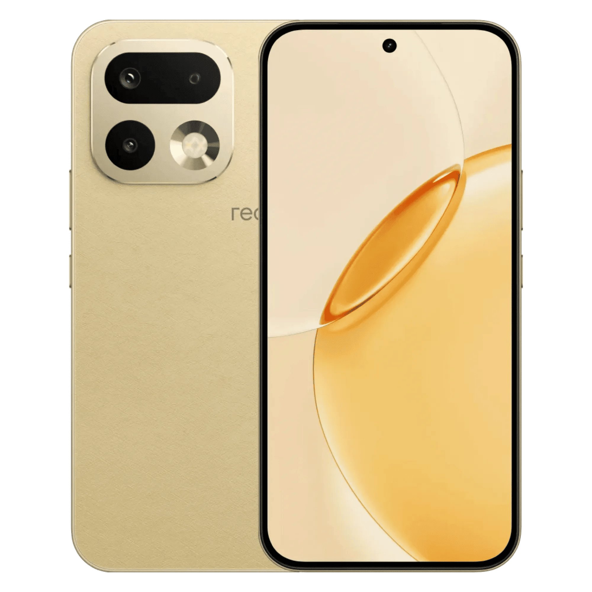 Realme 16 pro 5g master gold 8gb 128gb Front Back View