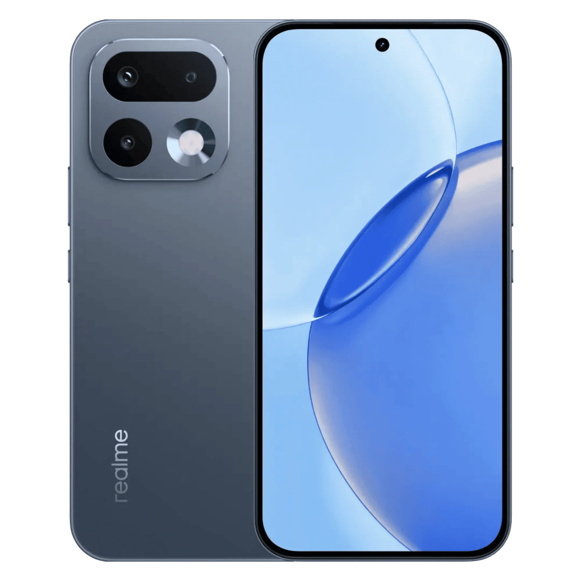 Realme 16 pro 5g pebble grey 12gb 128gb Front Back View