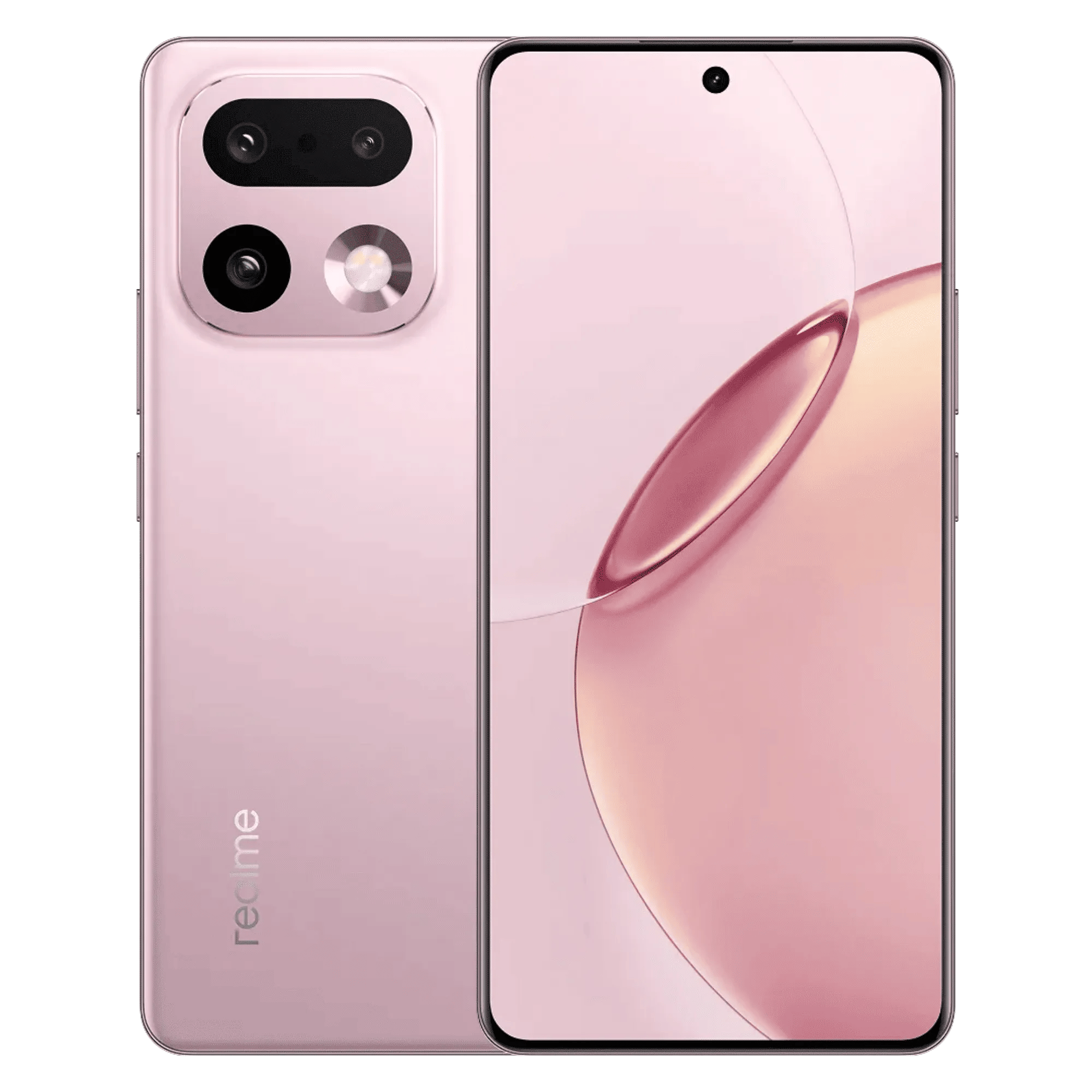 Realme 16 pro plus 5g camellia pink 8gb 256gb Front Back View